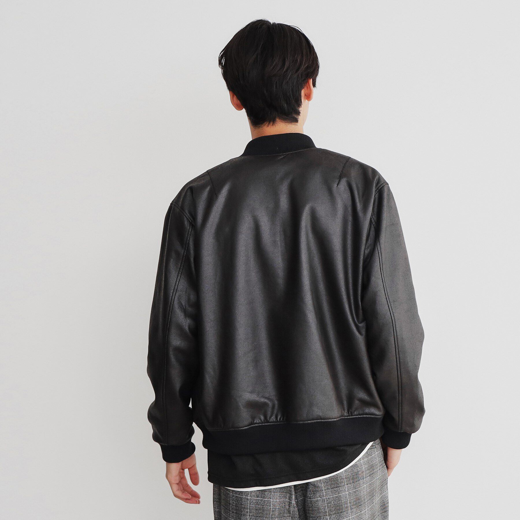 THE SHOP TK「ヴィンテージライクリブブルゾン」|ブルゾン・スタジャン|