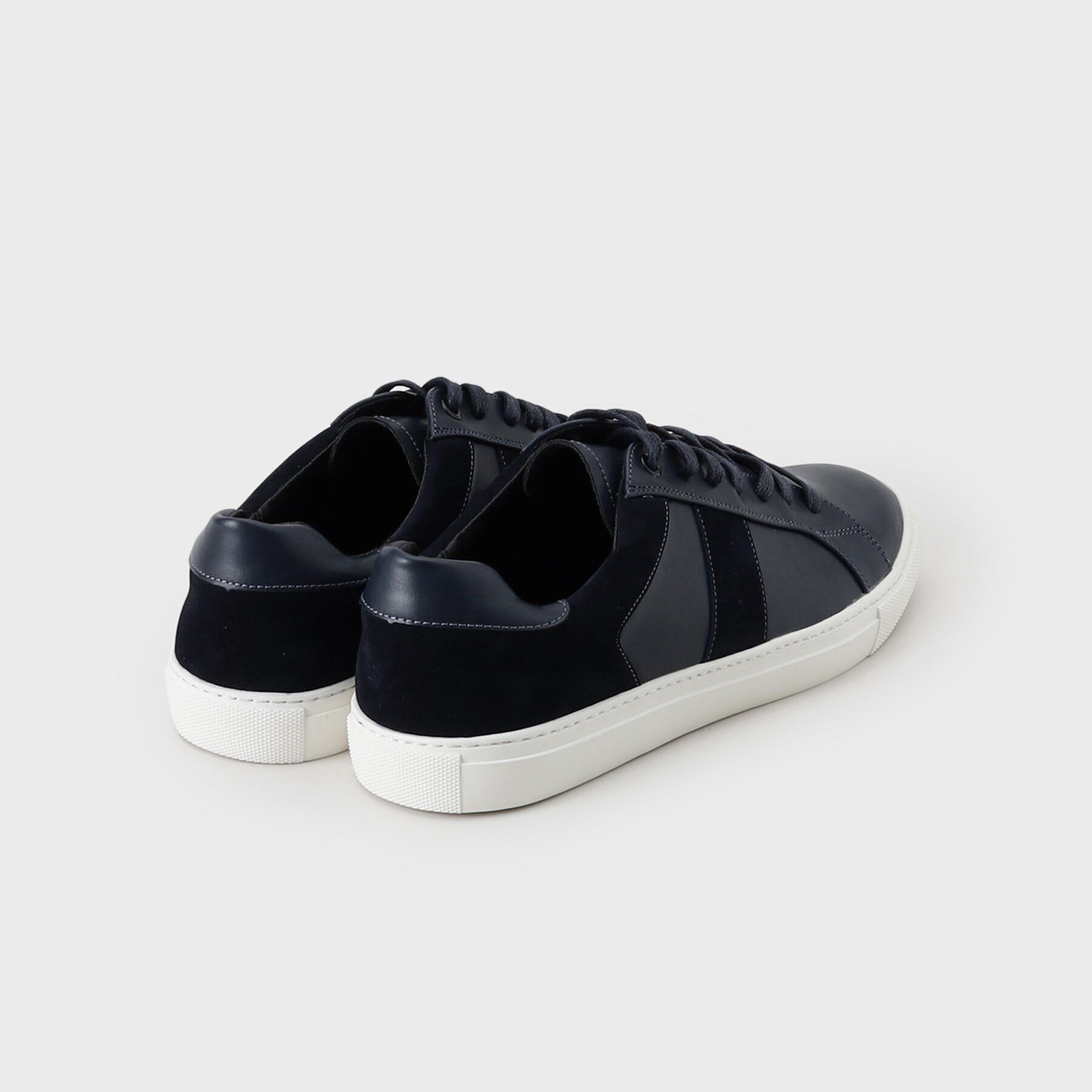 THE SHOP TK「レザー調シューレーススニーカー」|ビジネス・ドレスシューズ|