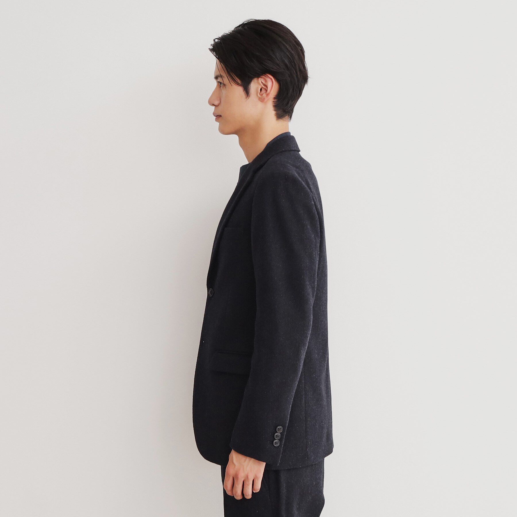 THE SHOP TK「アンゴラ混ヘリンボンジャケット【セットアップ可/ビジネス対応】」|テーラードジャケット|