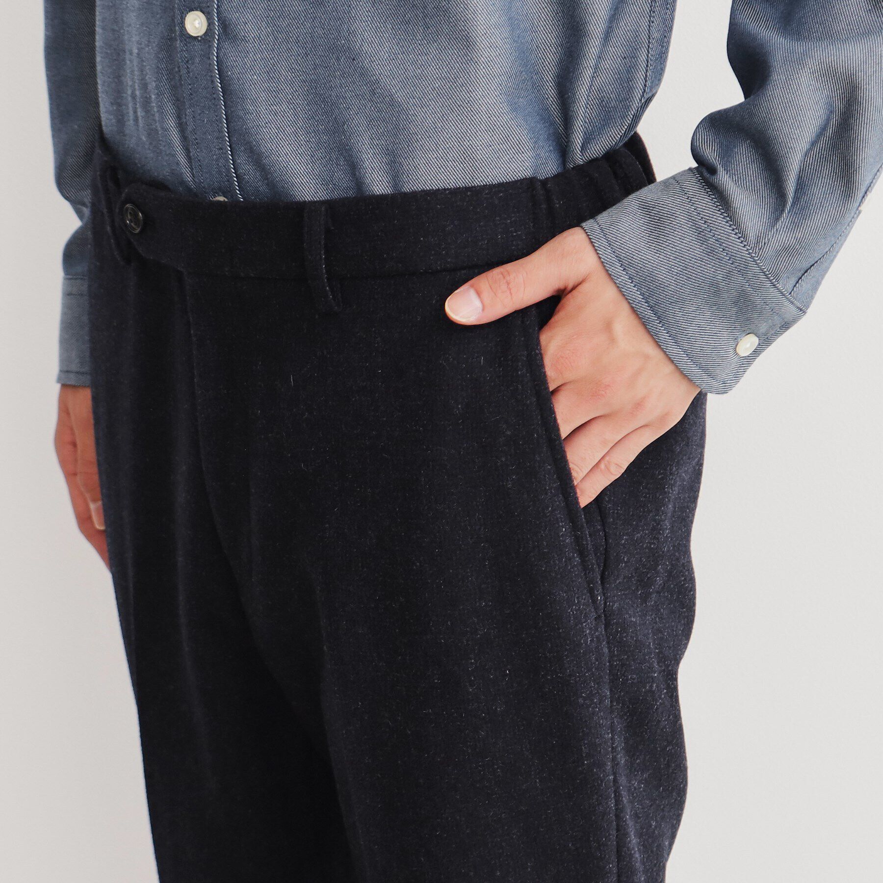 THE SHOP TK「カシミヤ混ピンヘッドスラックス【セットアップ可/ビジネス対応】」|その他|