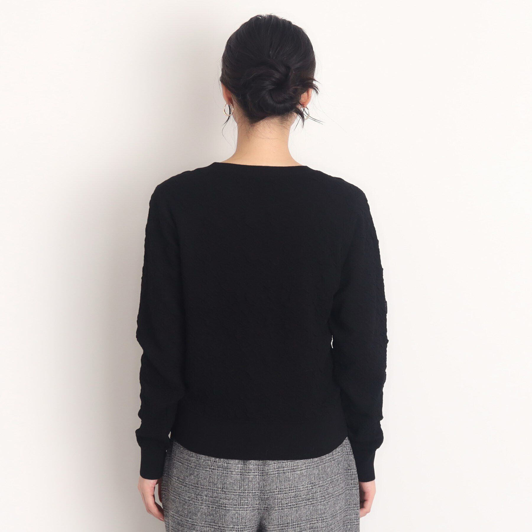 THE SHOP TK「【毛玉になりにくい/洗える】ふくれジャガードニット」|ニット・セーター|