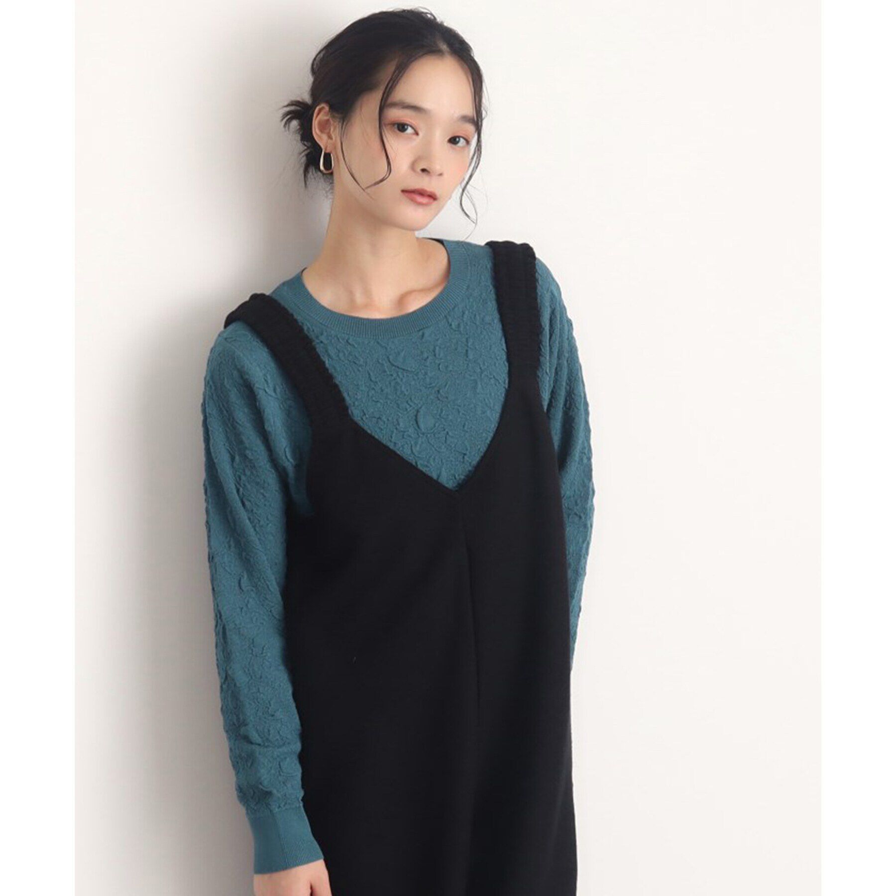 THE SHOP TK「【毛玉になりにくい/洗える】ふくれジャガードニット」|ニット・セーター|