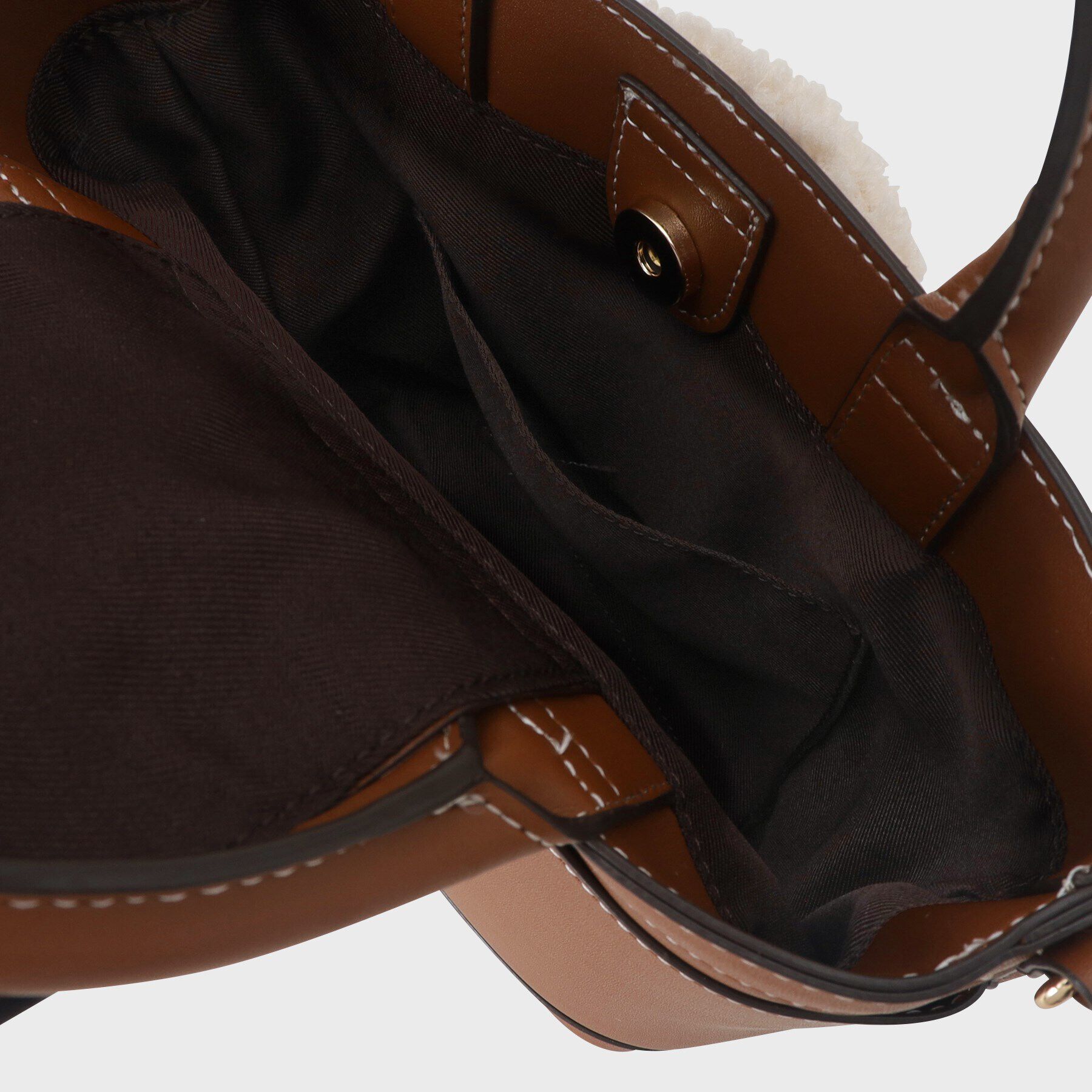 THE SHOP TK「ボア合皮コンビトート」|トートバッグ|