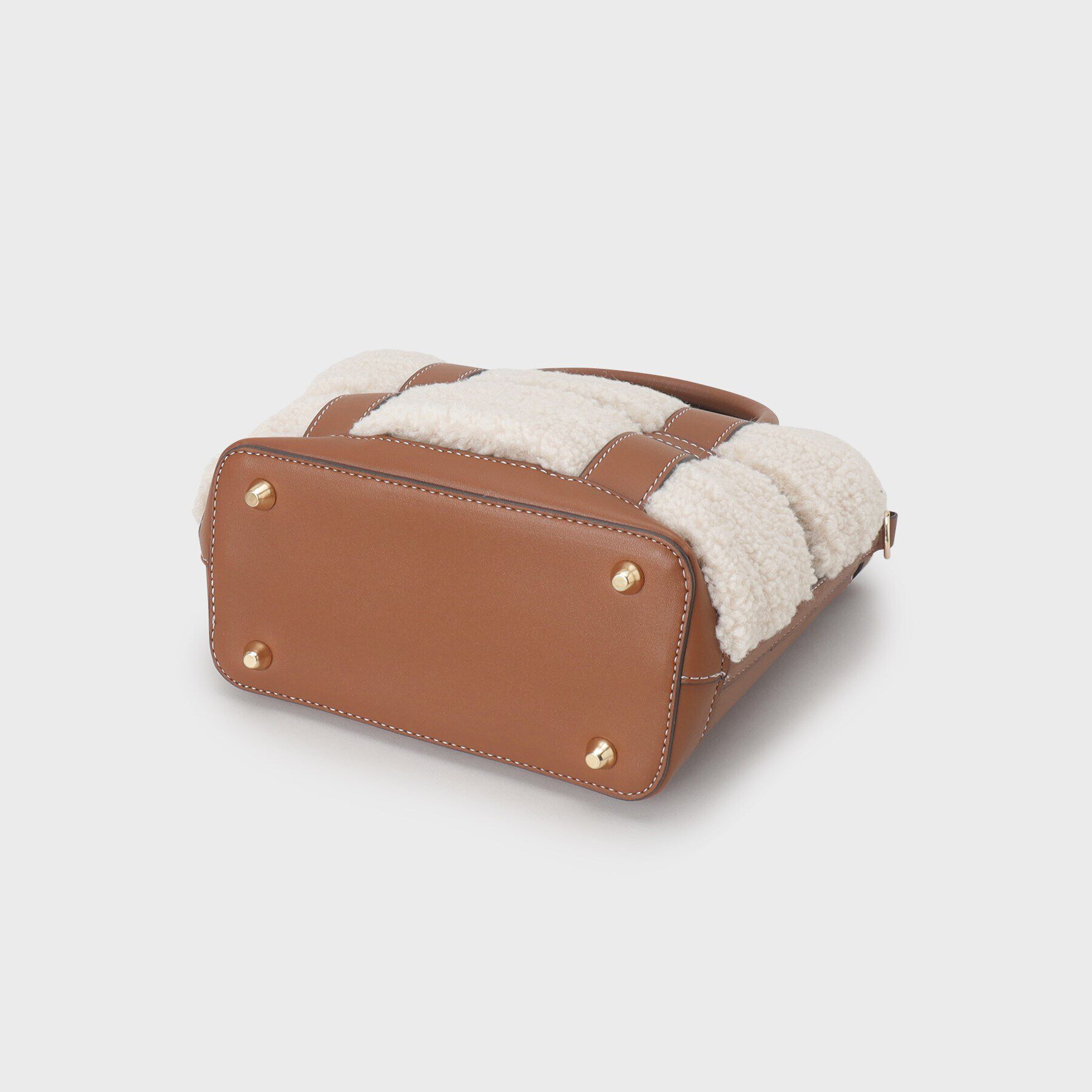 THE SHOP TK「ボア合皮コンビトート」|トートバッグ|