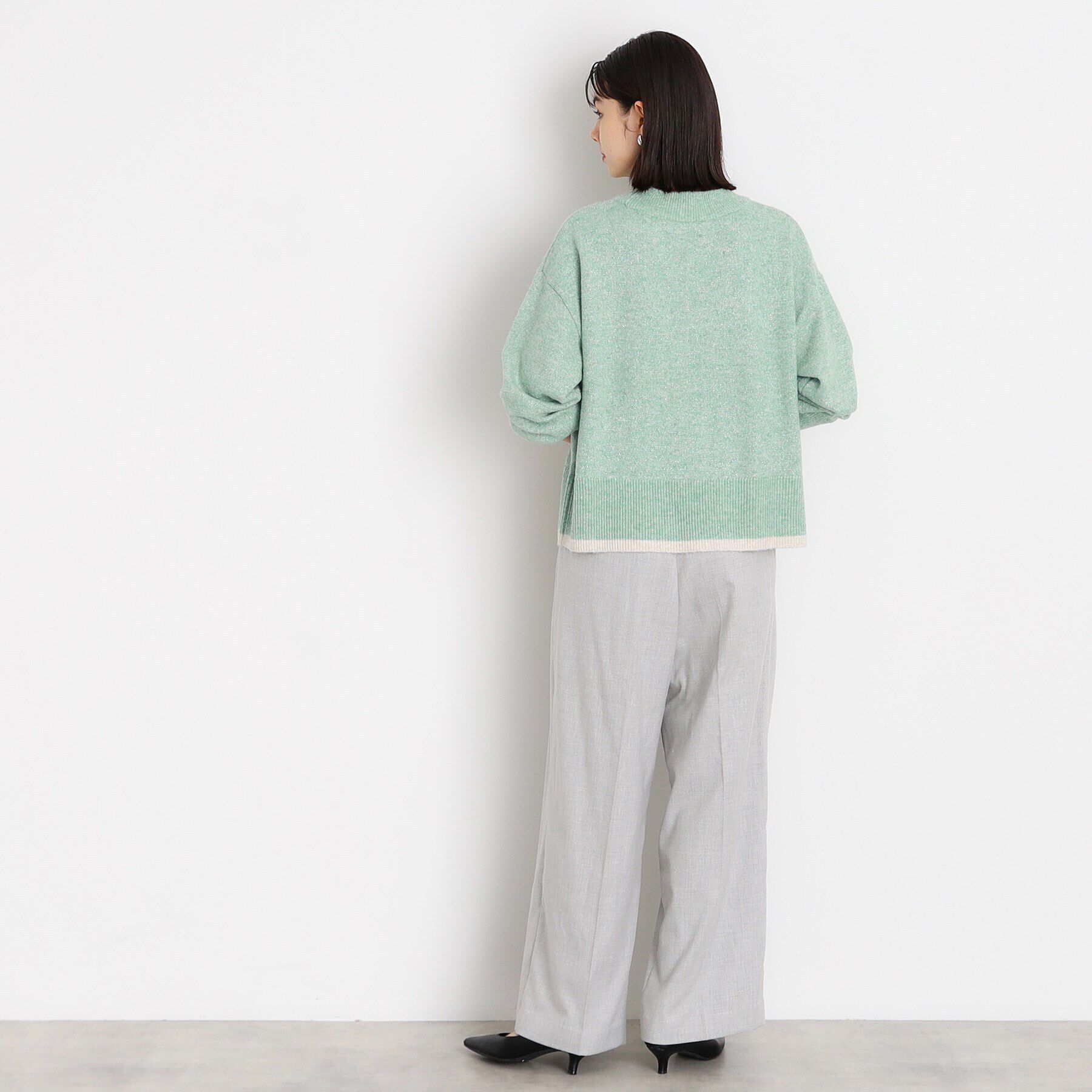 THE SHOP TK「【5カラー展開/洗えるニット】ミックスメランジ&times;ラメニット」|ニット・セーター|