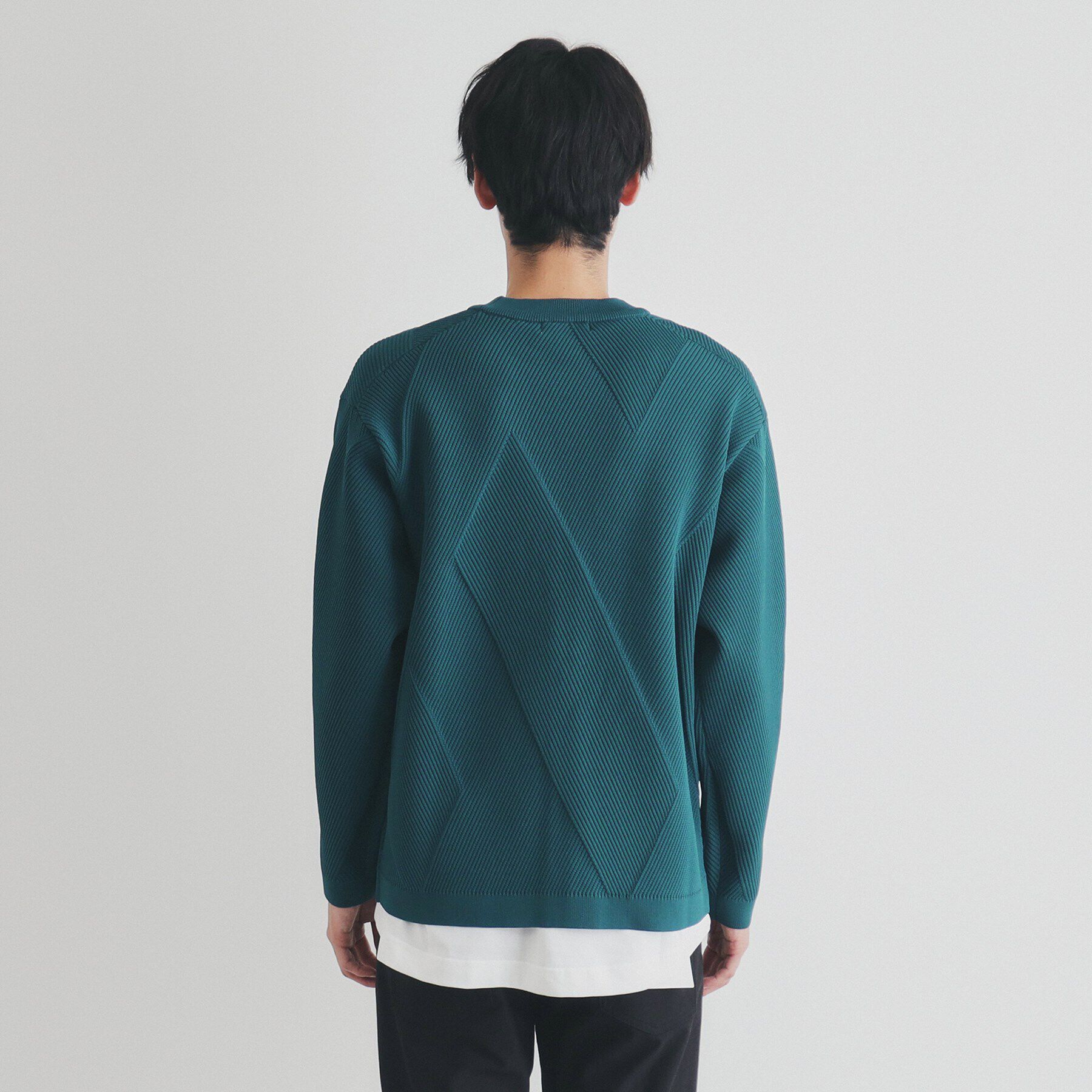 THE SHOP TK「ダイヤパネルアンサンブルカーディガン」|カーディガン|