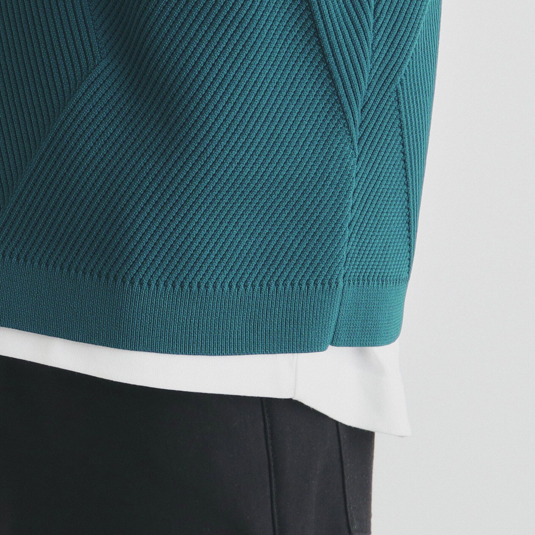 THE SHOP TK「ダイヤパネルアンサンブルカーディガン」|カーディガン|