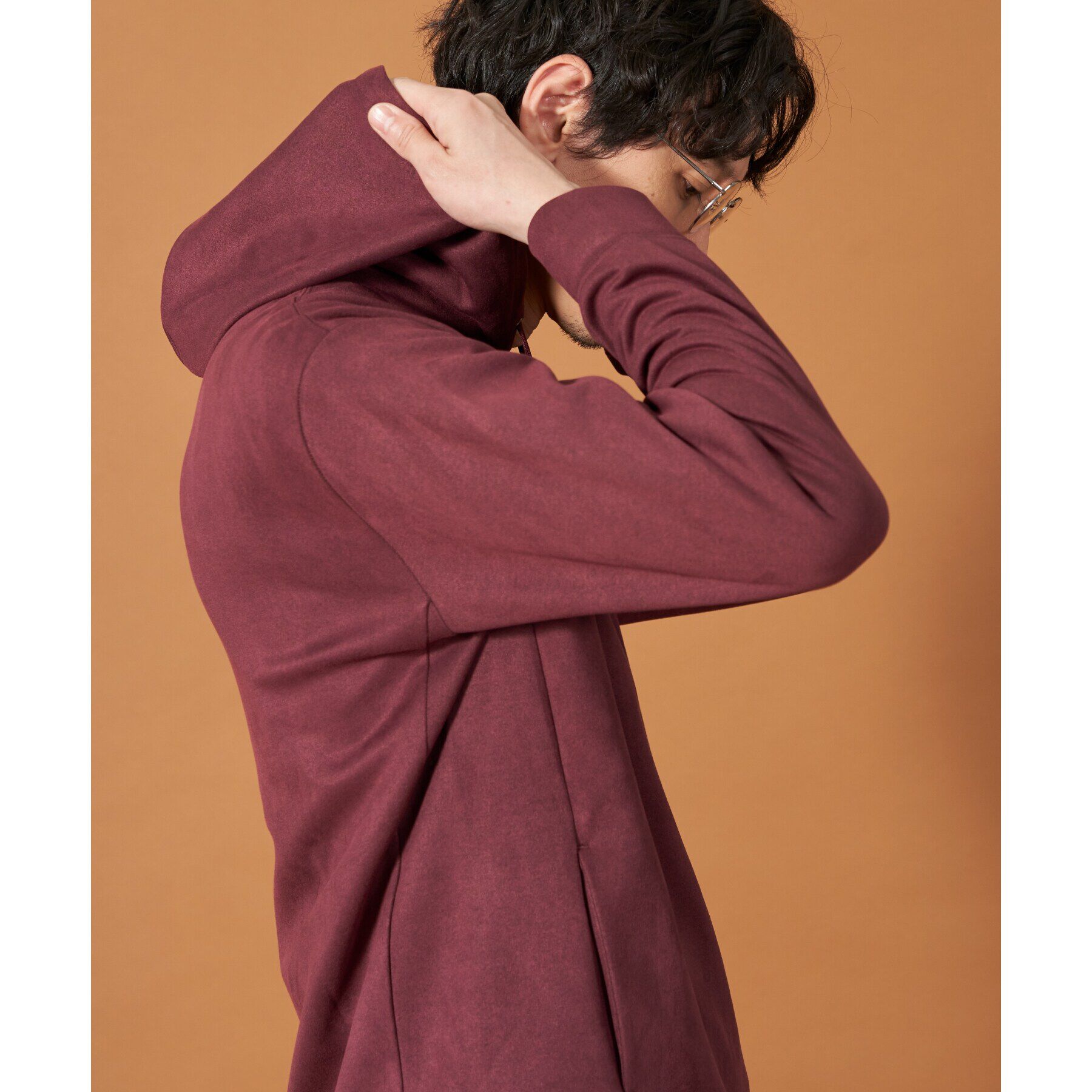 THE SHOP TK「杢スウェードタッチパーカー」|パーカー|