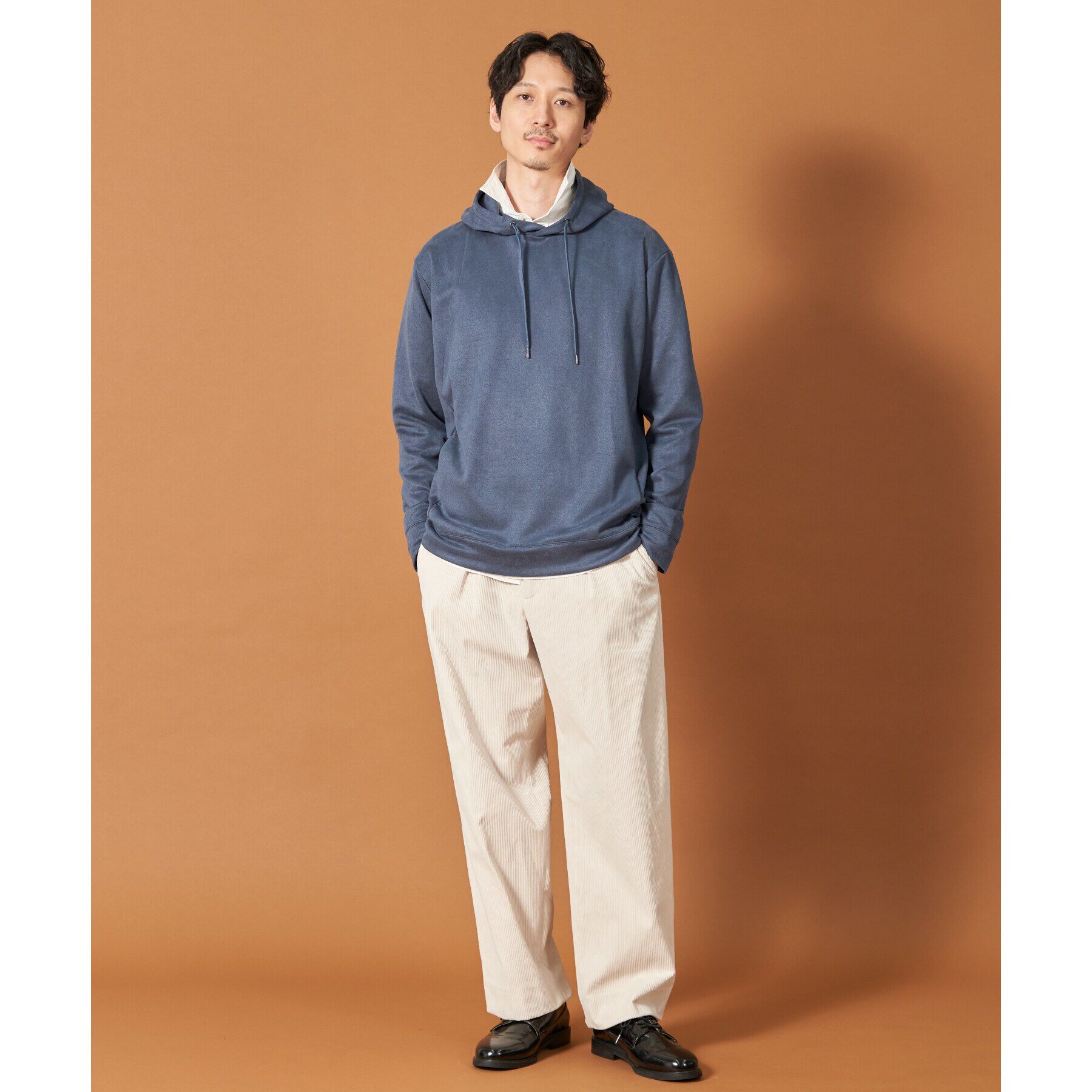 THE SHOP TK「杢スウェードタッチパーカー」|パーカー|