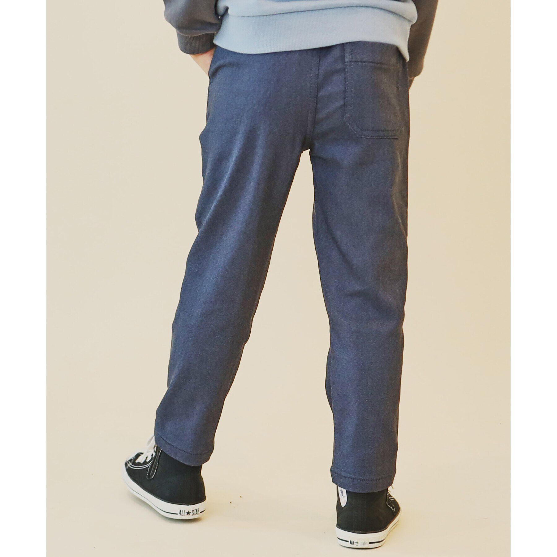 THE SHOP TK「【100－160/裏起毛】あったかのびーるストレートパンツ/洗濯機OK」|その他|