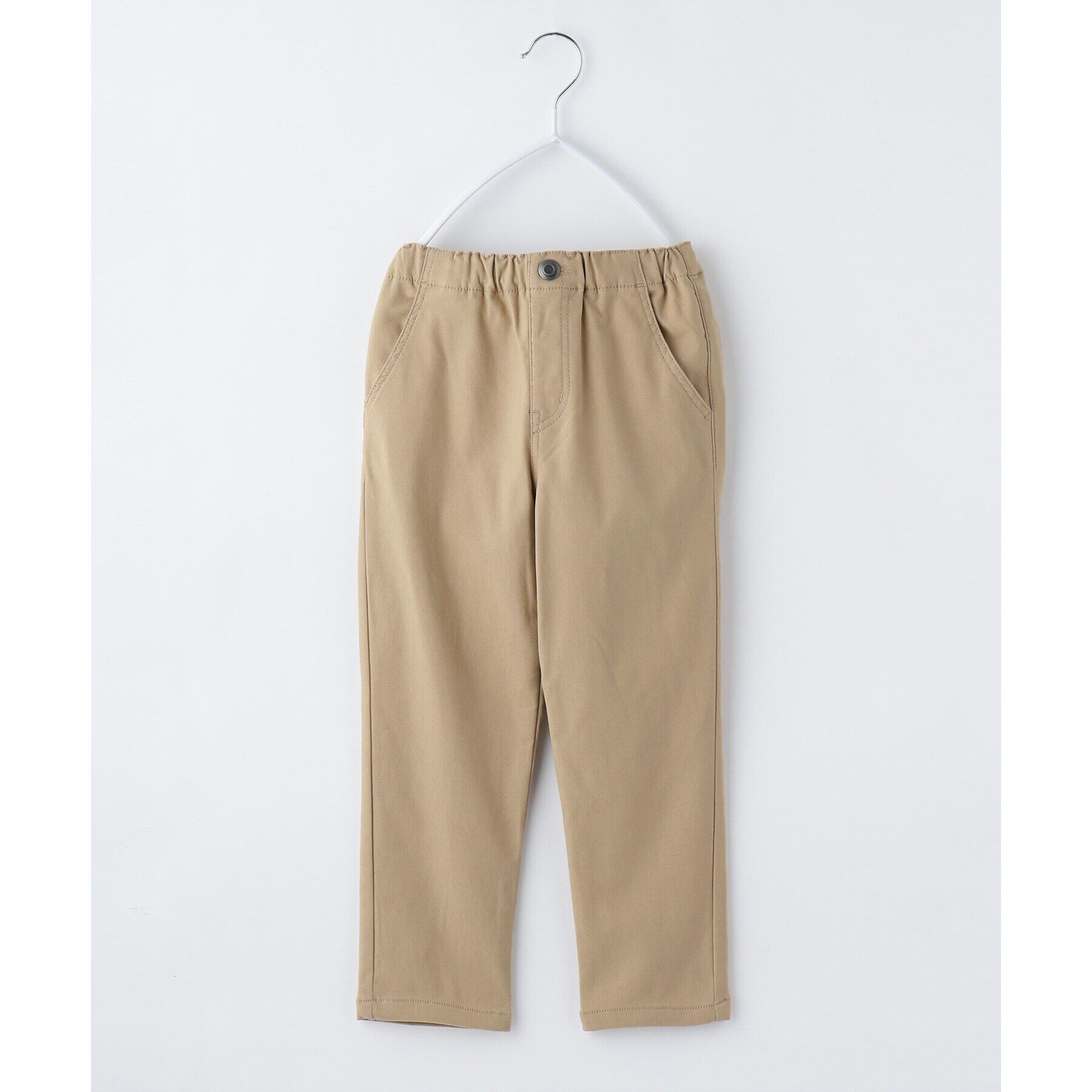 THE SHOP TK「【100－160/裏起毛】あったかのびーるストレートパンツ/洗濯機OK」|その他|