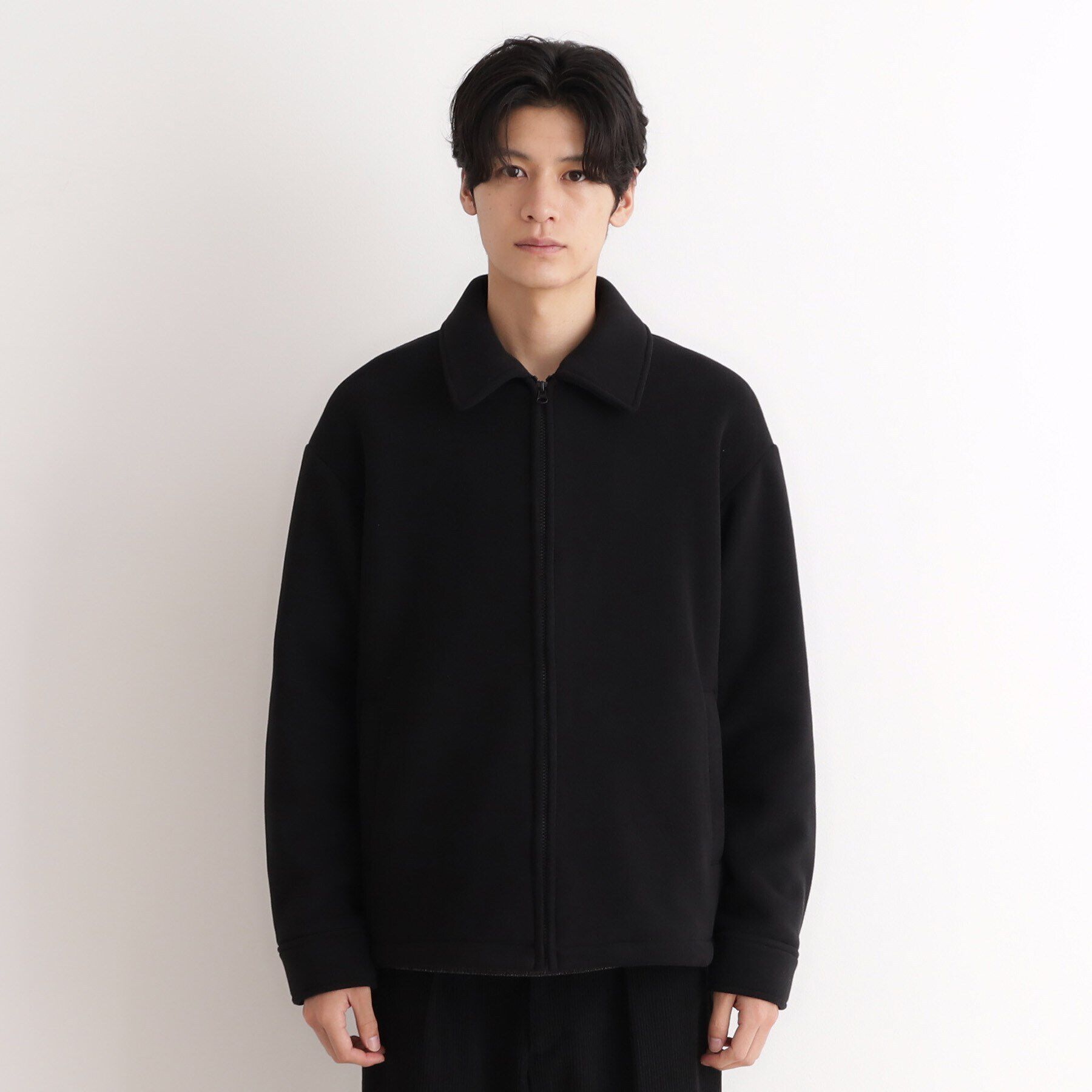 THE SHOP TK「マイクロフリースジャケット 光吸収発熱機能／洗える」|ブルゾン・スタジャン|