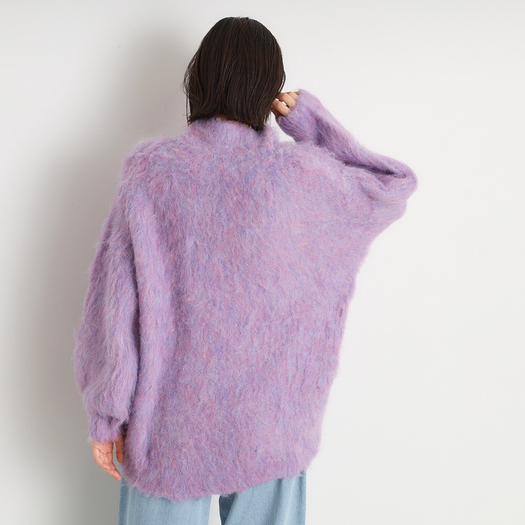 THE SHOP TK「【＠BAILA掲載】mixシャギーハイネックミドル/洗える」|ニット・セーター|