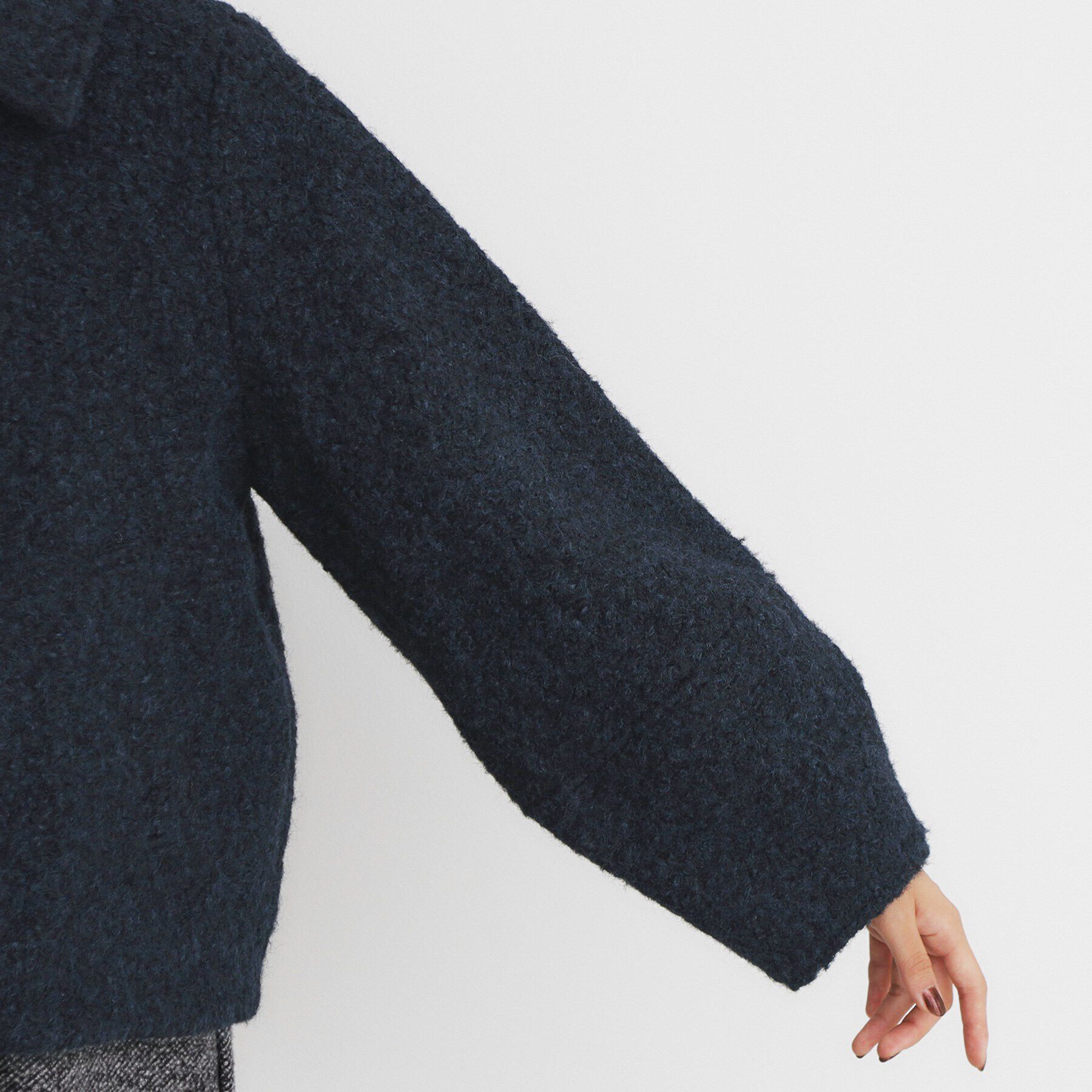 THE SHOP TK「【＠BAILA掲載】ビックカラー袖ボリュームジャケット/洗えるアウター」|ブルゾン・スタジャン|