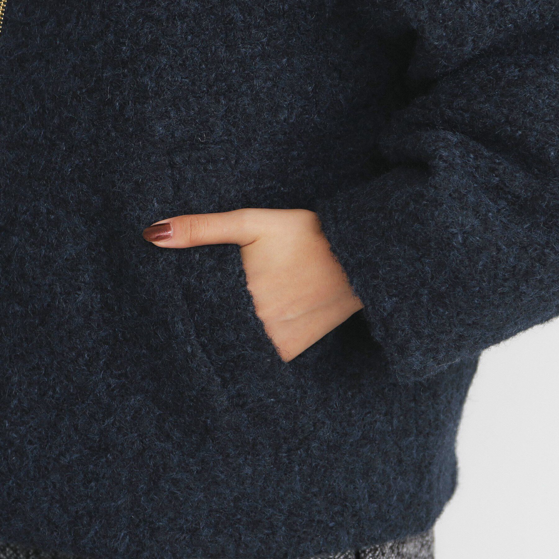 THE SHOP TK「【＠BAILA掲載】ビックカラー袖ボリュームジャケット/洗えるアウター」|ブルゾン・スタジャン|