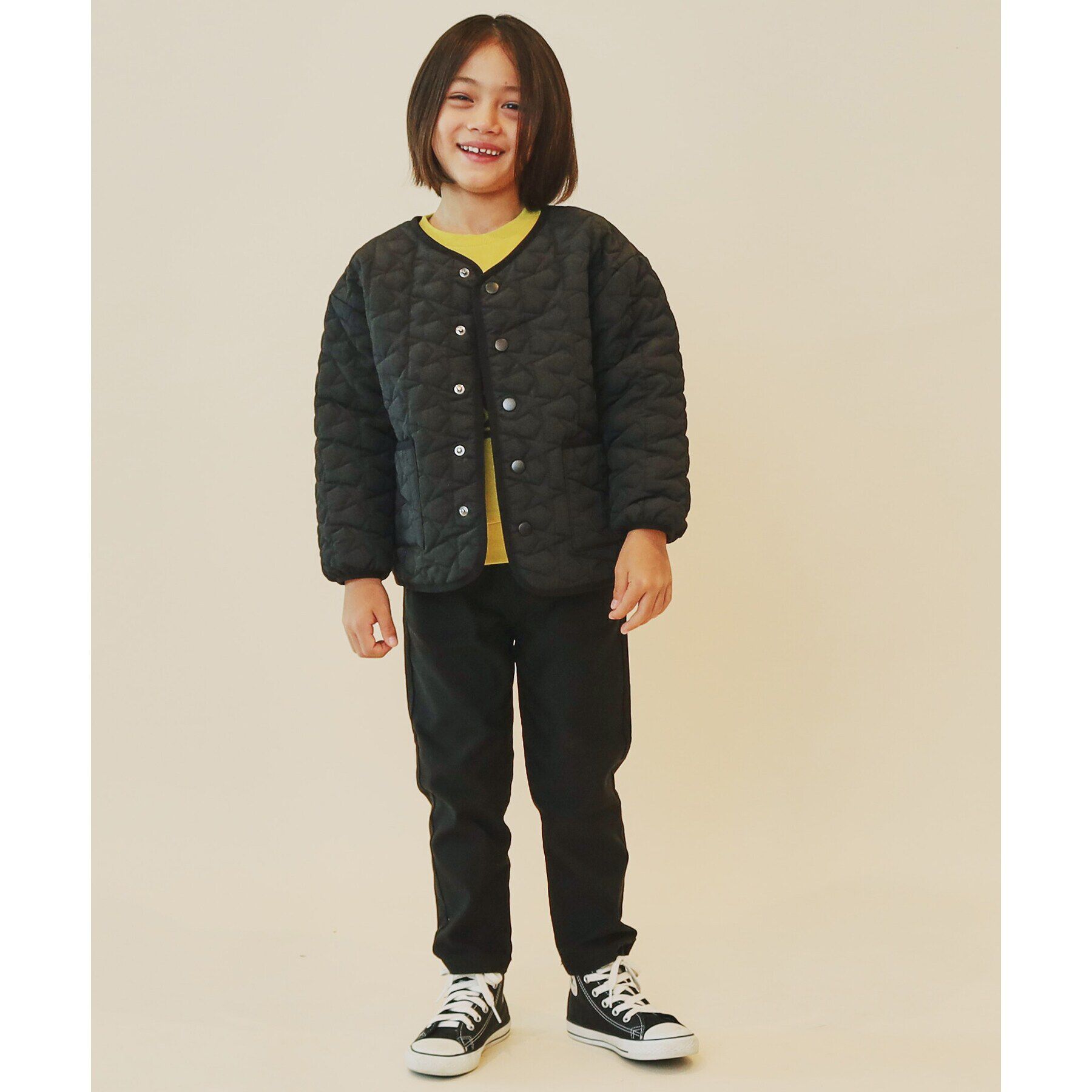 THE SHOP TK「【100－160】星キルトブルゾン/お家で洗える」|ブルゾン・スタジャン|