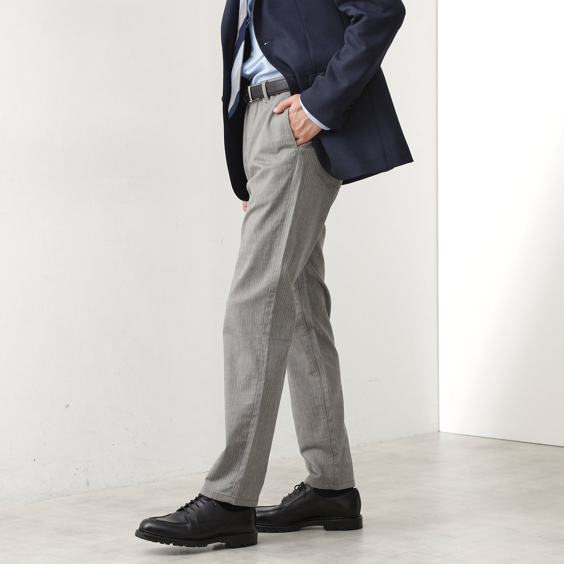 THE SHOP TK「【オールシーズン穿ける！】7DAYSストレッチへリンボンパンツ　ON&hArr;OFF兼用」|その他|