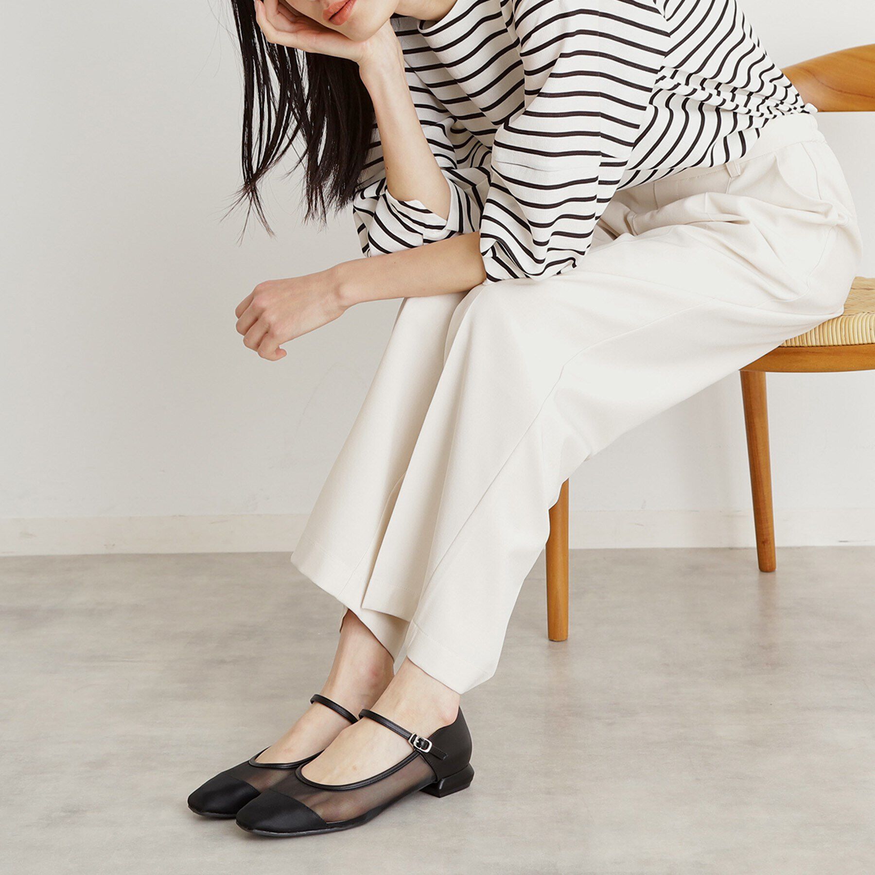 THE SHOP TK「シアーメリージェーン」|パンプス|