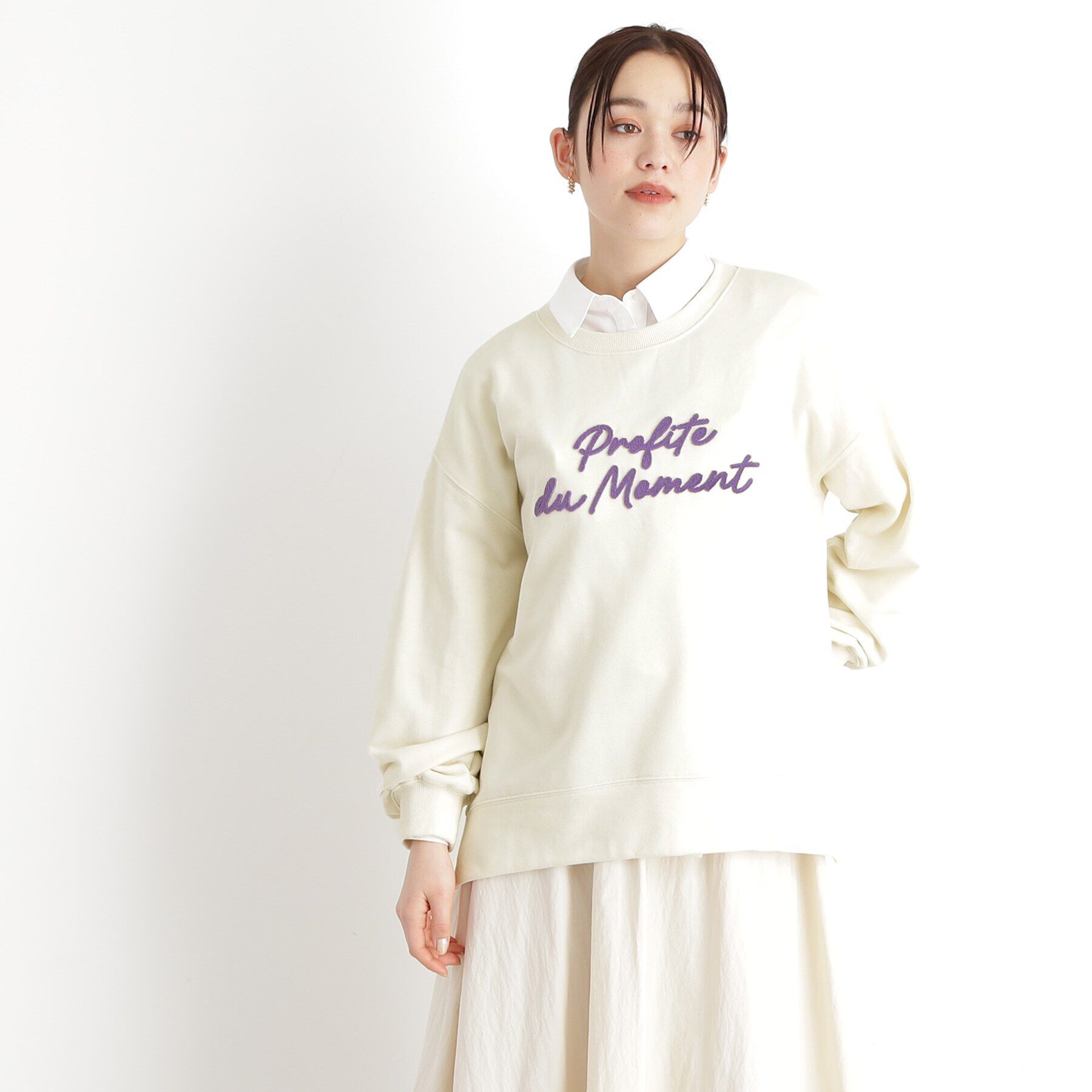 THE SHOP TK「【アソート】裏毛ロゴプルオーバー/洗える」|Tシャツ・カットソー|オフホワイト(003