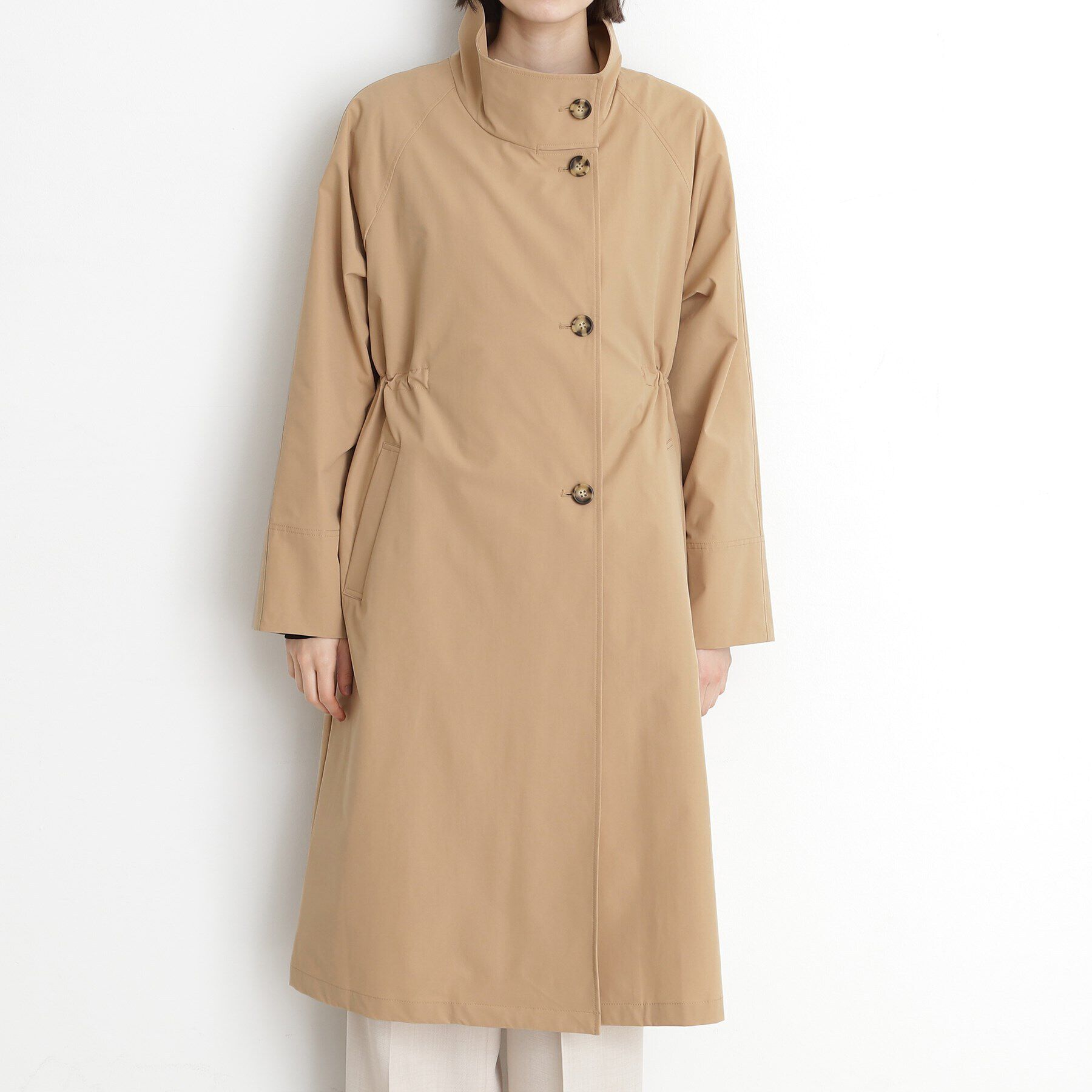 THE SHOP TK「スタンドカラートレンチコート【洗える】」|トレンチコート|