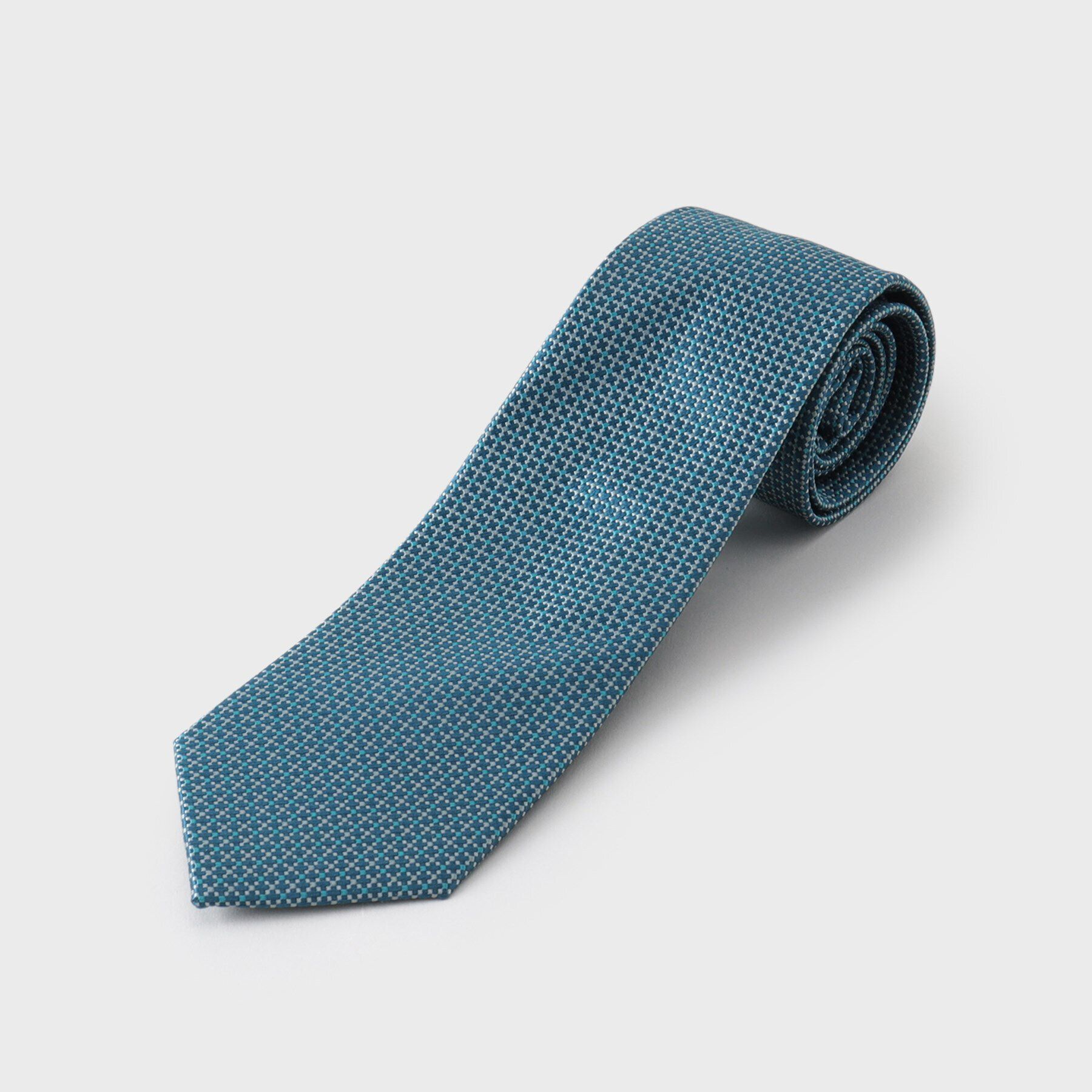 THE SHOP TK「ドットアソート柄ネクタイ マルチドット／ピンドット」|ネクタイ・蝶ネクタイ|ブルーグリーン(49