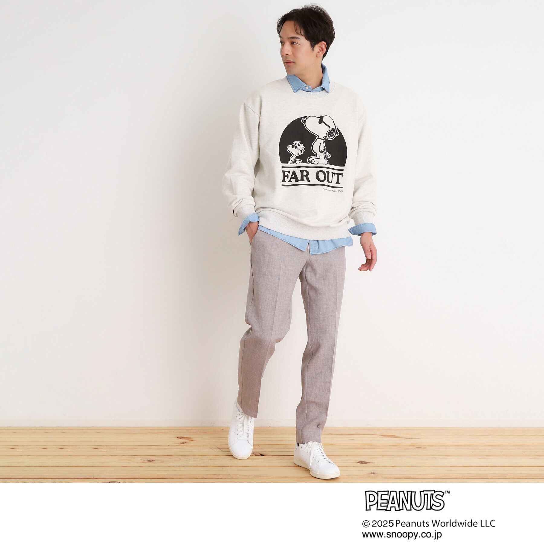 THE SHOP TK「PEANUTSスウェット FAR OUT 親子リンク」|パーカー|