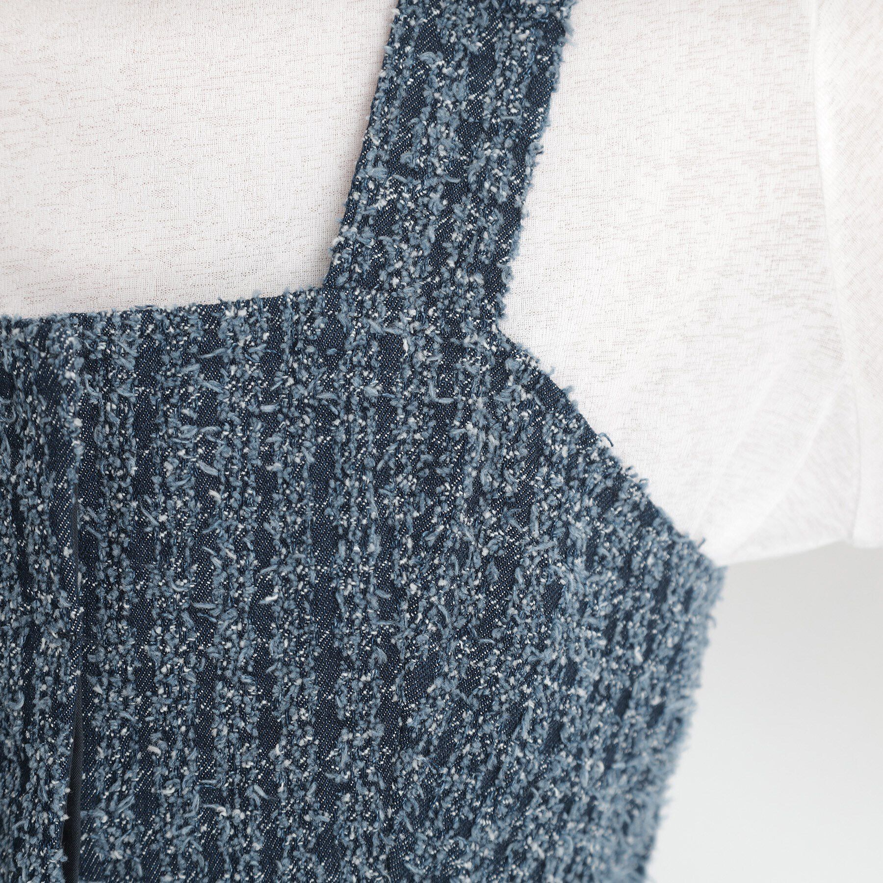 THE SHOP TK「ジャカードデニムビスチェ【洗濯機OK】」|ベスト・ジレ|