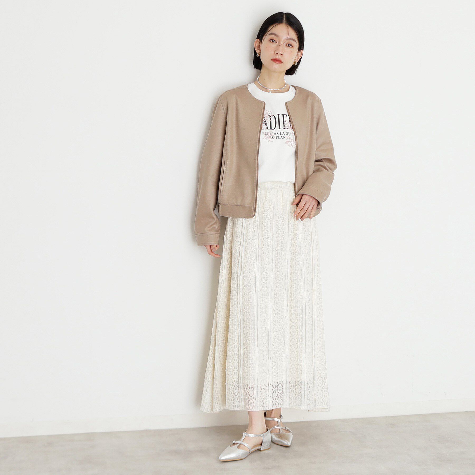 THE SHOP TK「ノーカラーブルゾン」|ブルゾン・スタジャン|