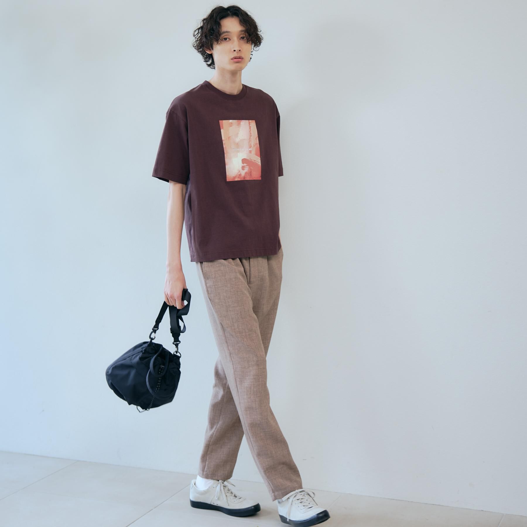 THE SHOP TK「【Begin6月号掲載】オーガニックコットンプリント半袖Tシャツ」|Tシャツ・カットソー|