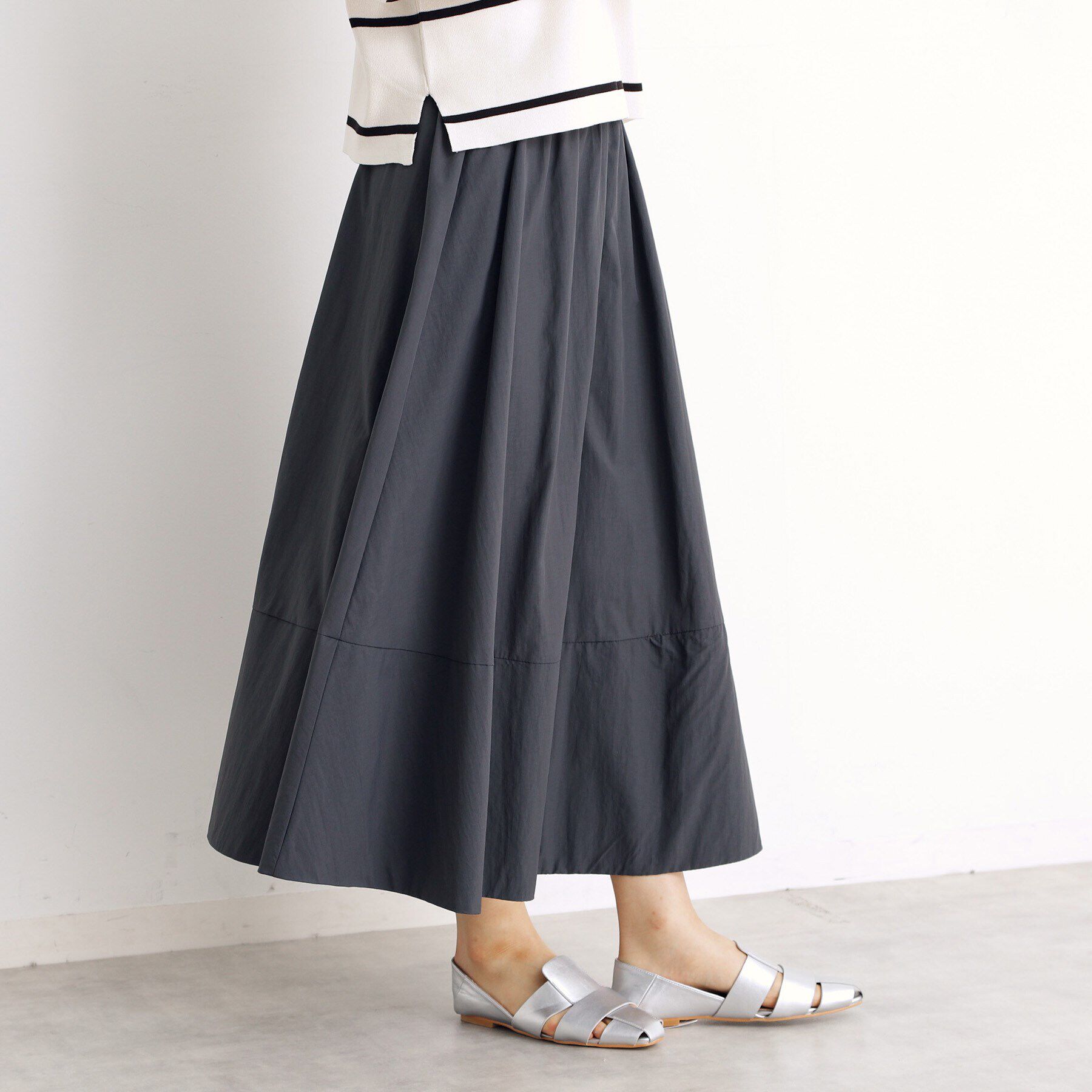 THE SHOP TK「フレアスカート【洗える】」|スカート|