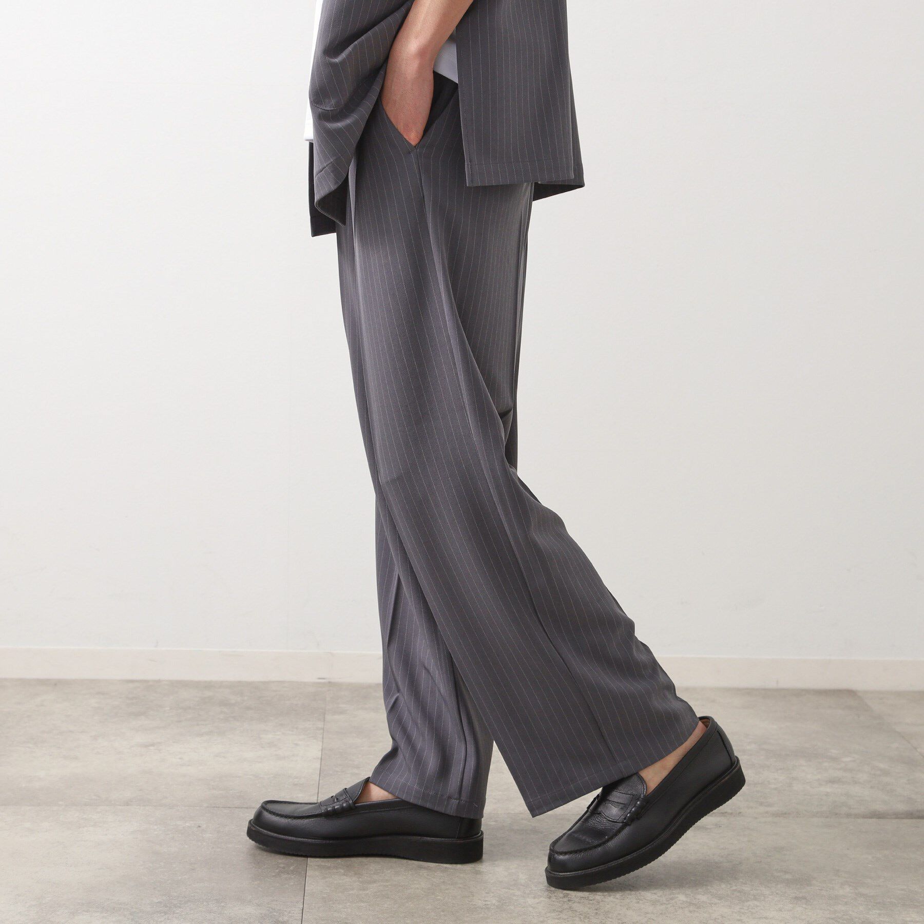 THE SHOP TK「タックワイドスラックス【セットアップ可/洗濯機OK】」|その他|