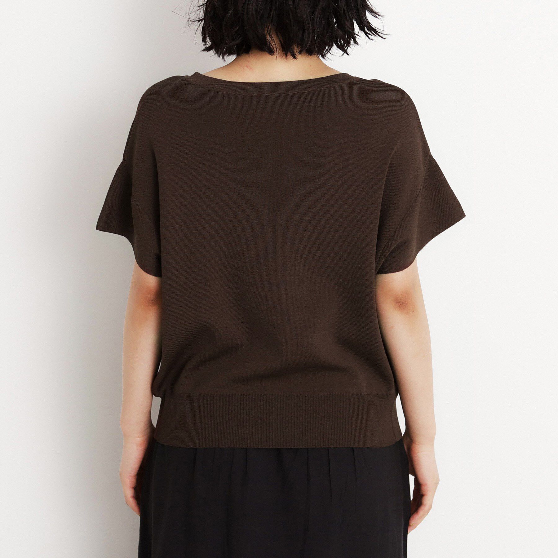 THE SHOP TK「さらさらフレアスリーブサマーニット【毛玉になりにくい/UV/洗濯機OK】」|ニット・セーター|