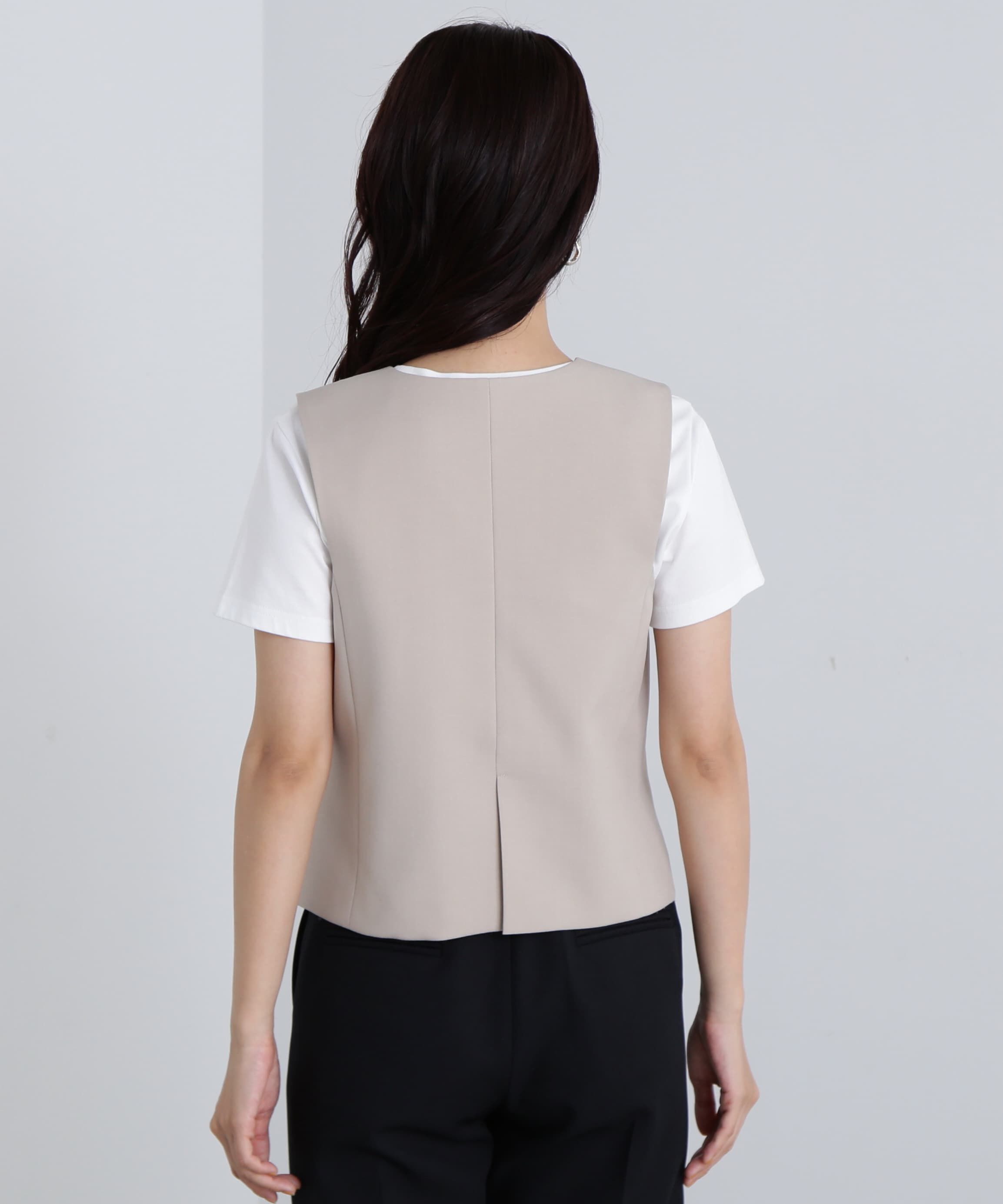  「スクエアフロントジレ」|ブルゾン・スタジャン|