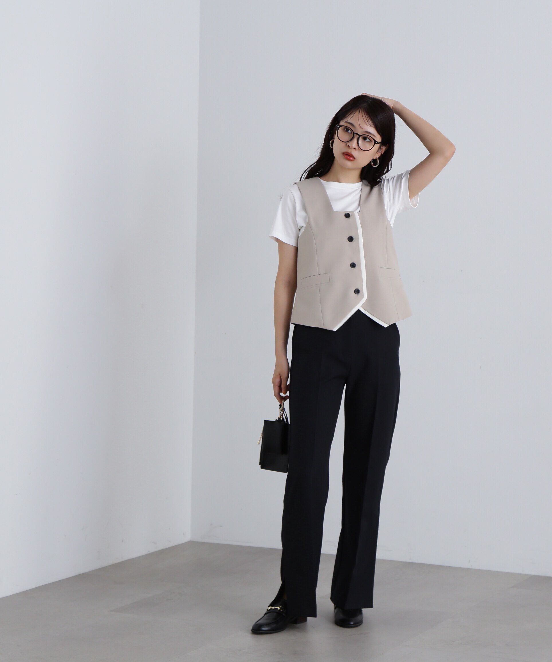  「スクエアフロントジレ」|ブルゾン・スタジャン|