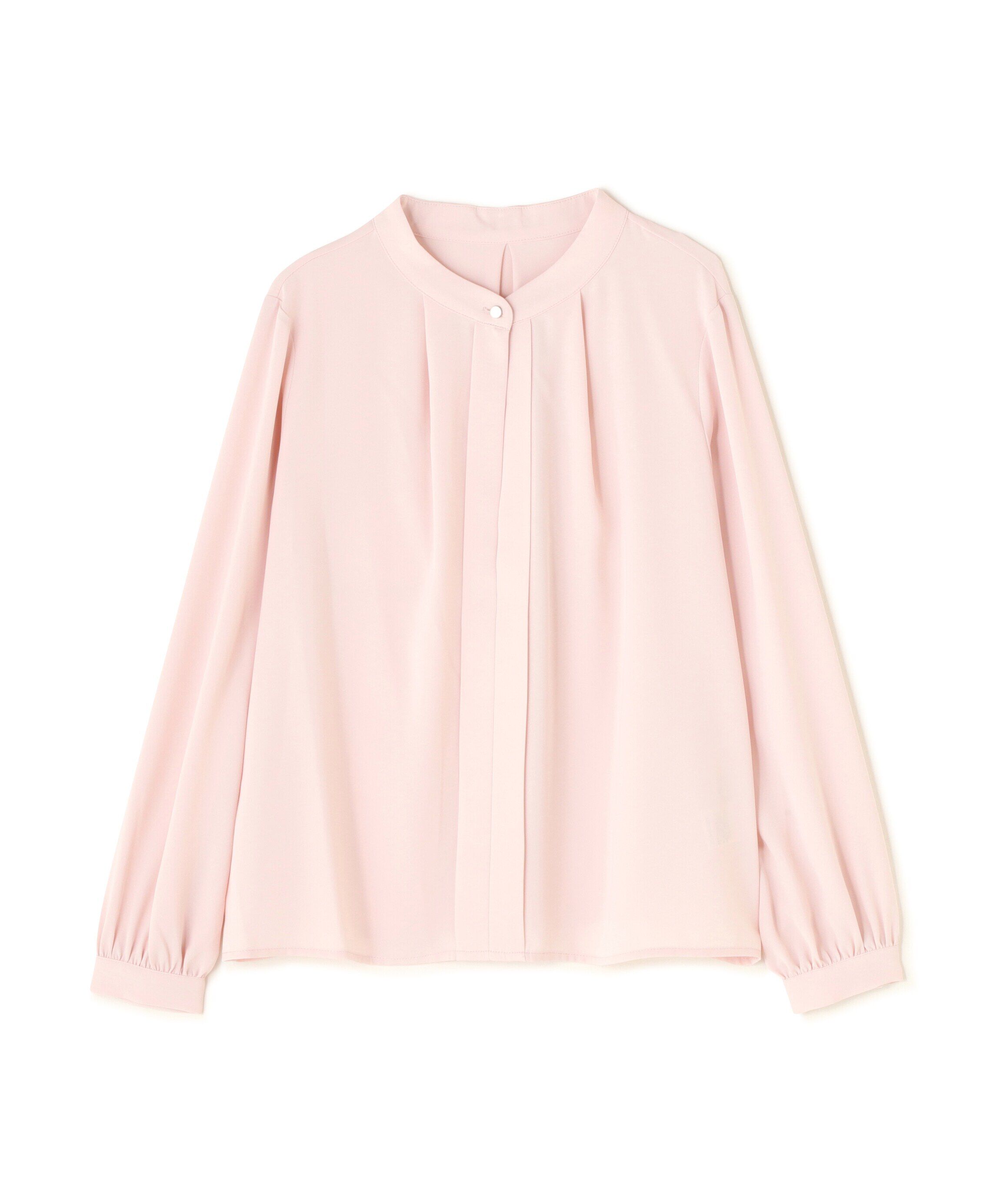  「スタンドカラーフロントタックブラウス」|シャツ・ブラウス|