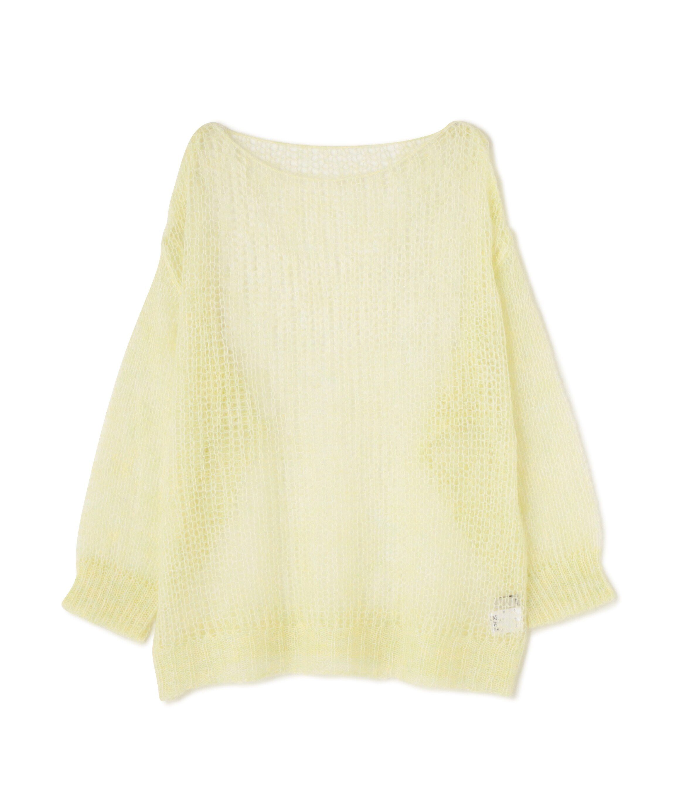  「透かし編みモヘヤ混ニット」|ニット・セーター|