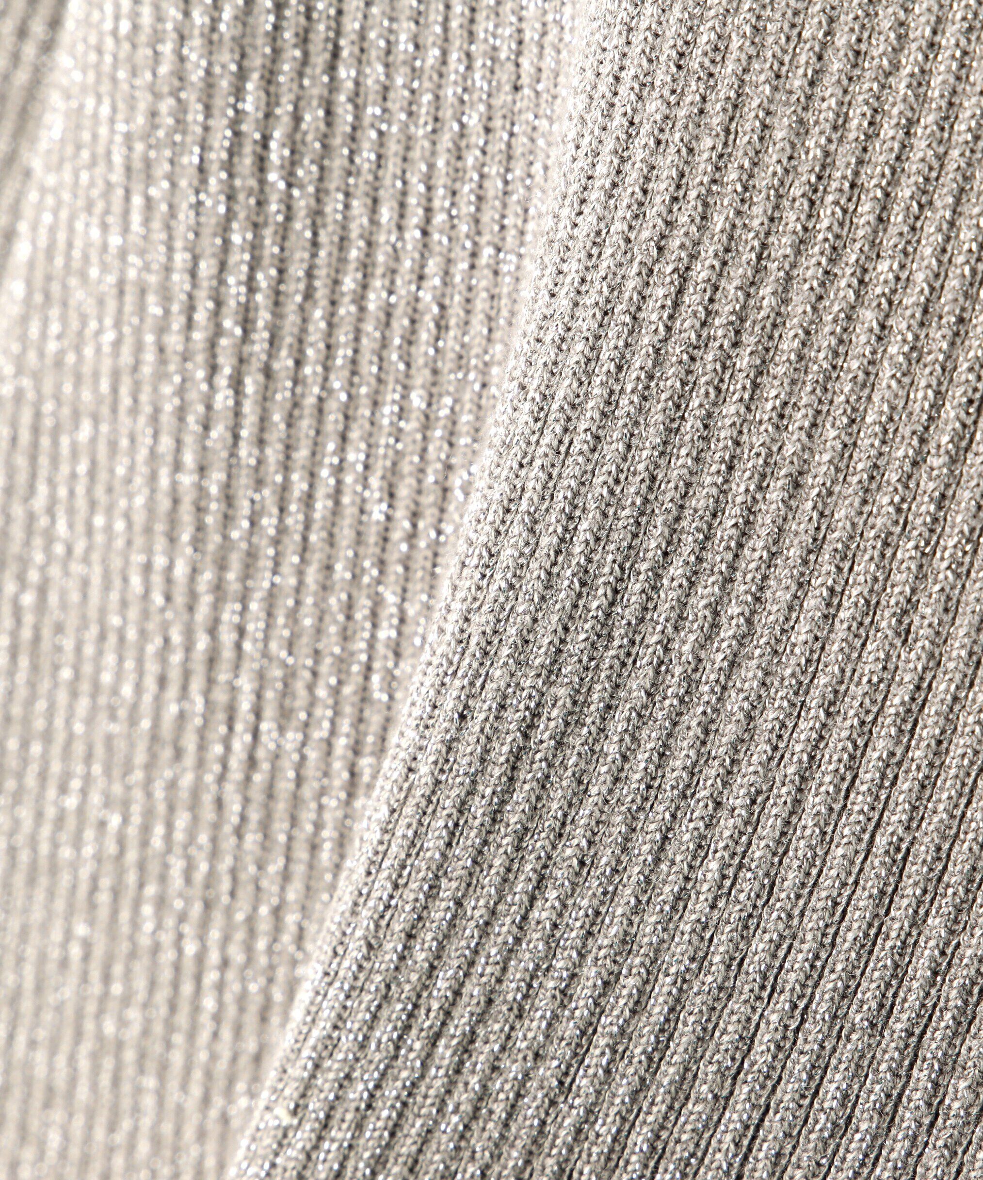  「ラメリブポロニット《レッド：official site・一部店舗限定》」|ニット・セーター|