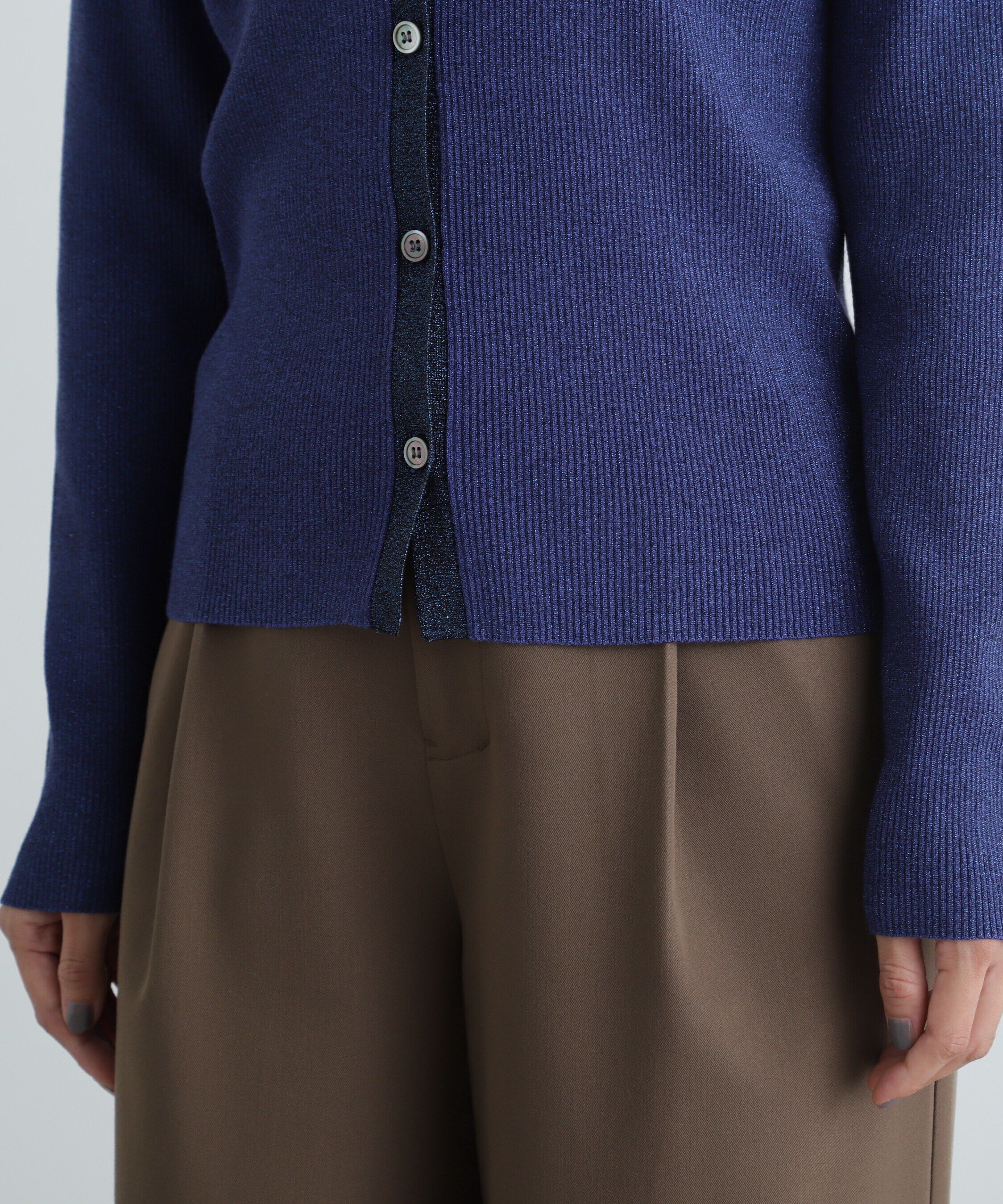  「ラメリブポロニット《レッド：official site・一部店舗限定》」|ニット・セーター|