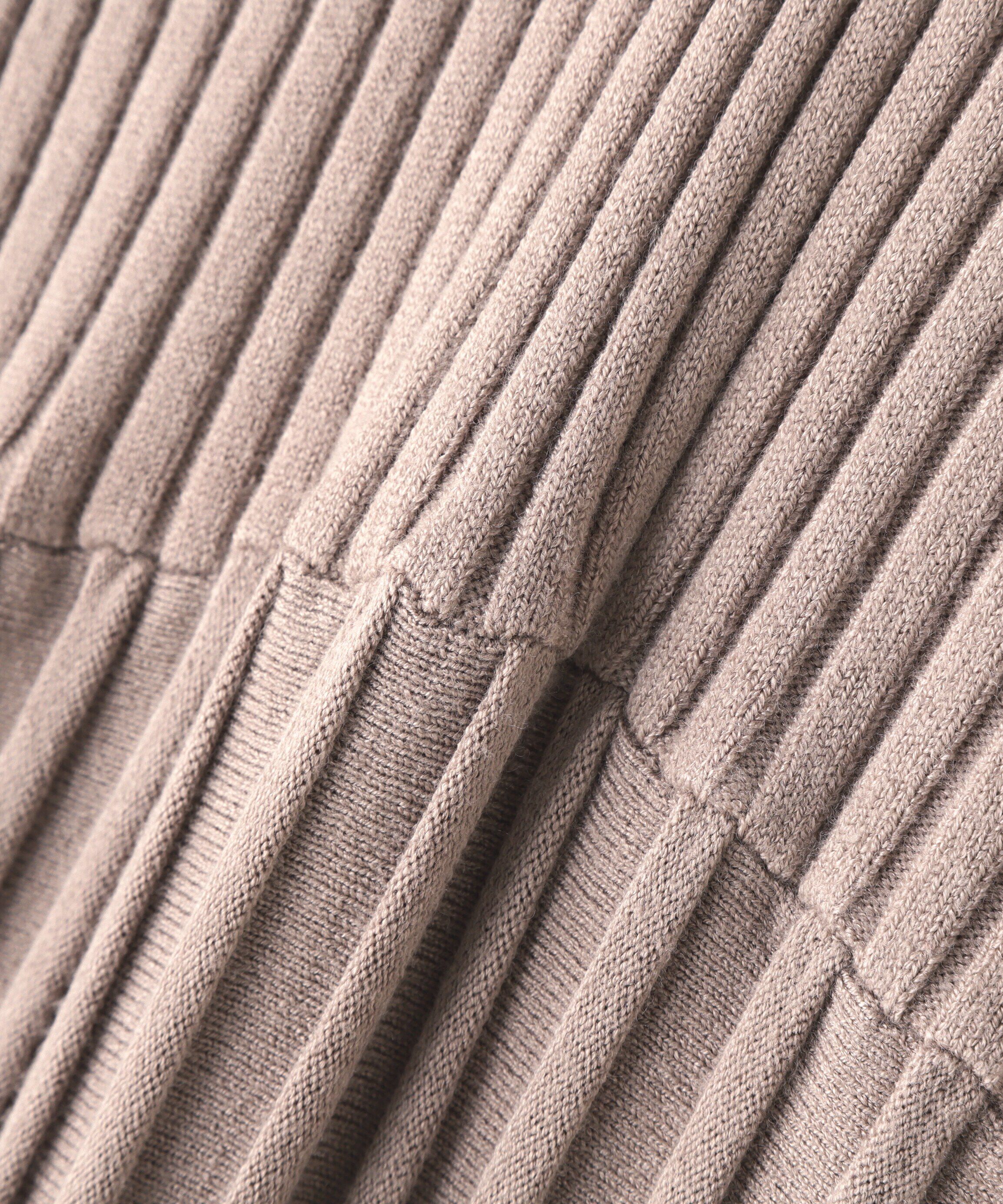  「スキッパーポロニットワンピース」|ワンピース|