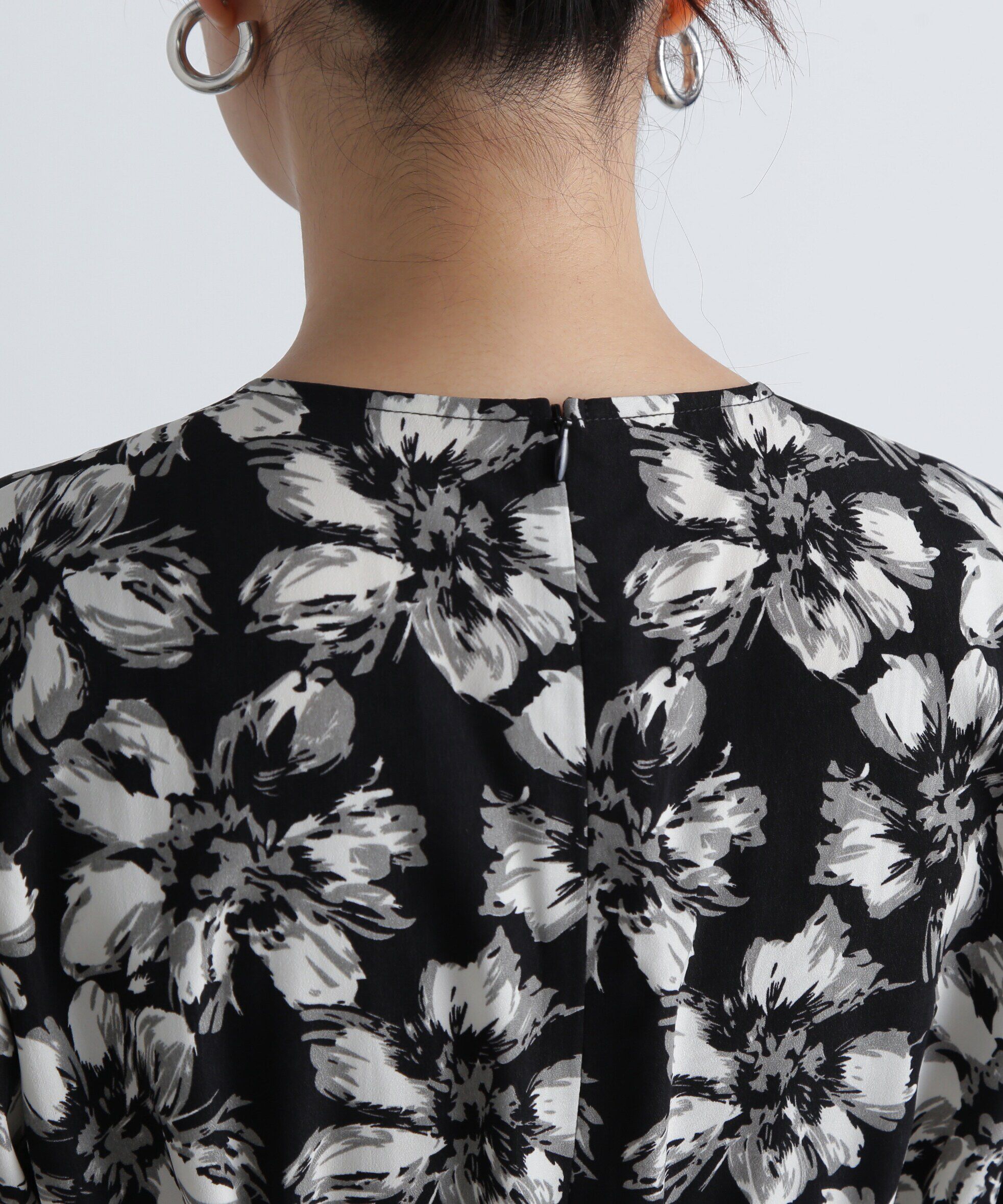  「シアーレイヤードプリントワンピース」|ワンピース|