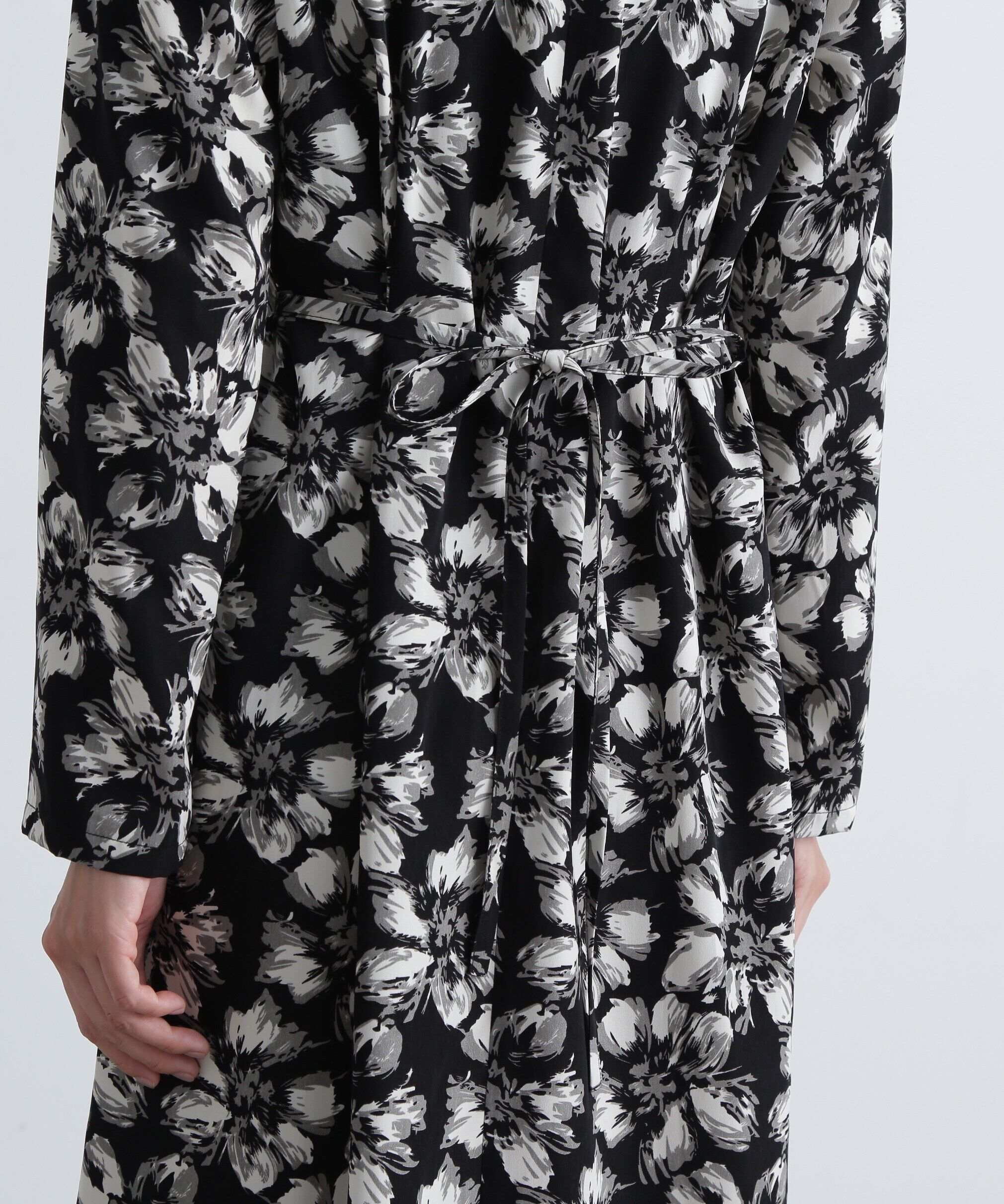  「シアーレイヤードプリントワンピース」|ワンピース|