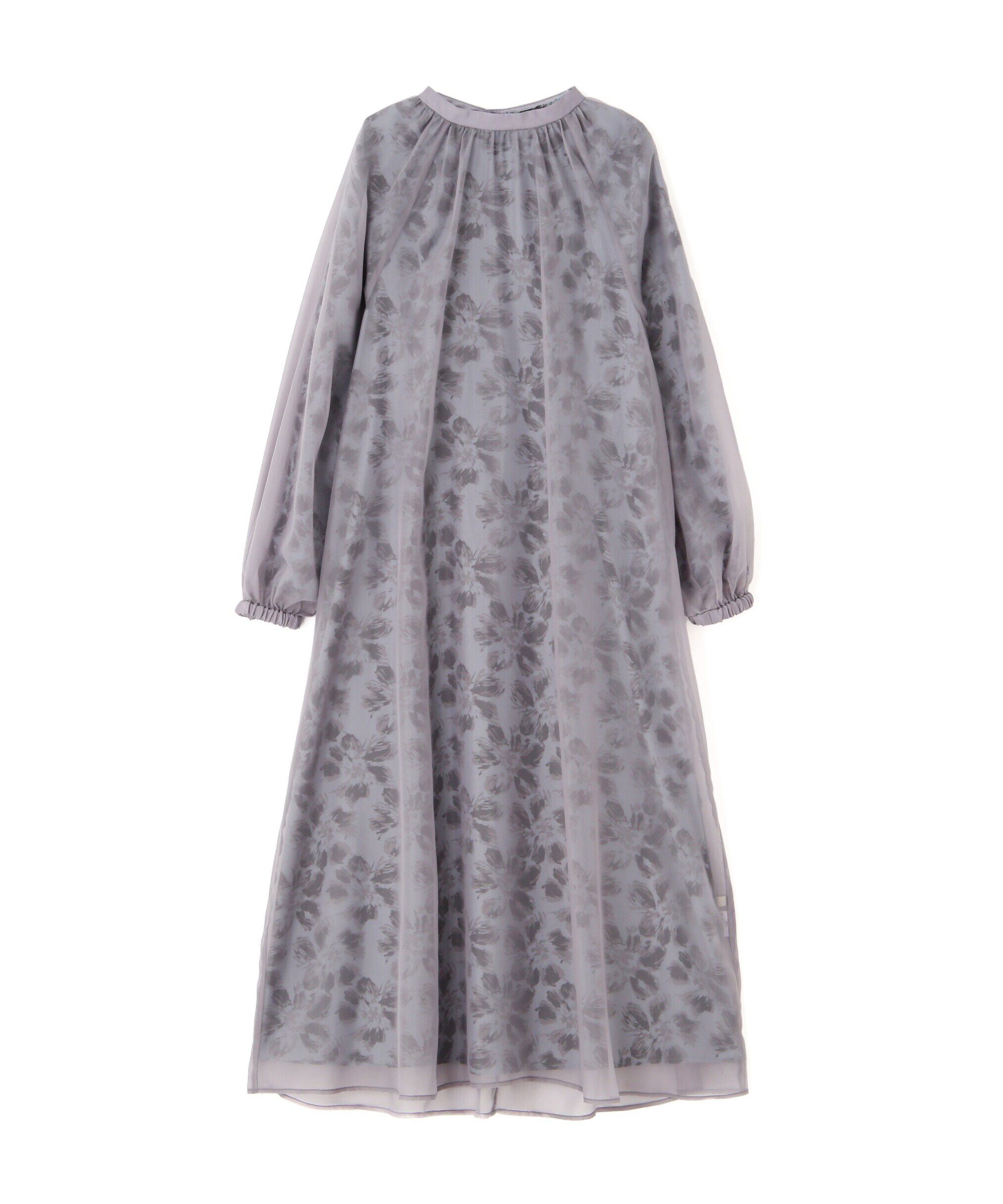  「シアーレイヤードプリントワンピース」|ワンピース|