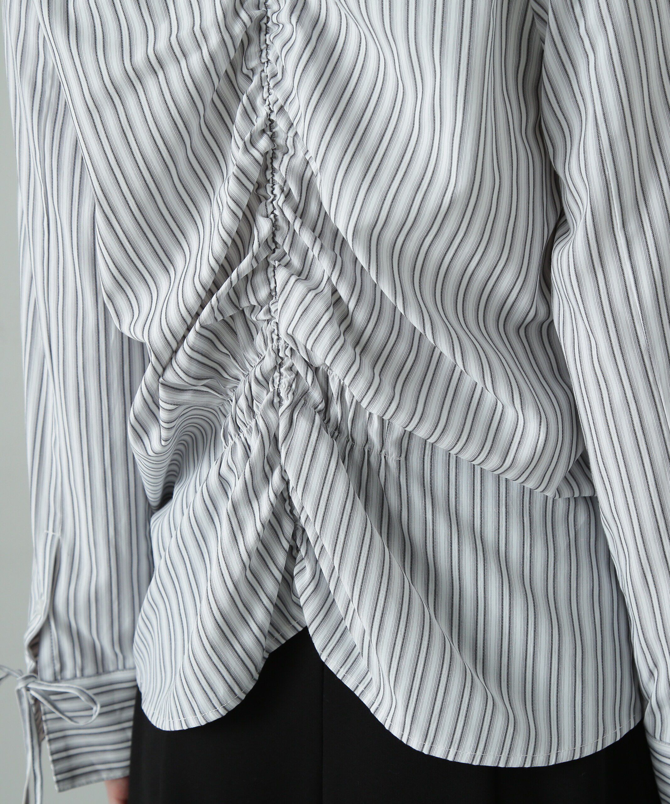  「シャーリングデザインシャツ」|シャツ・ブラウス|