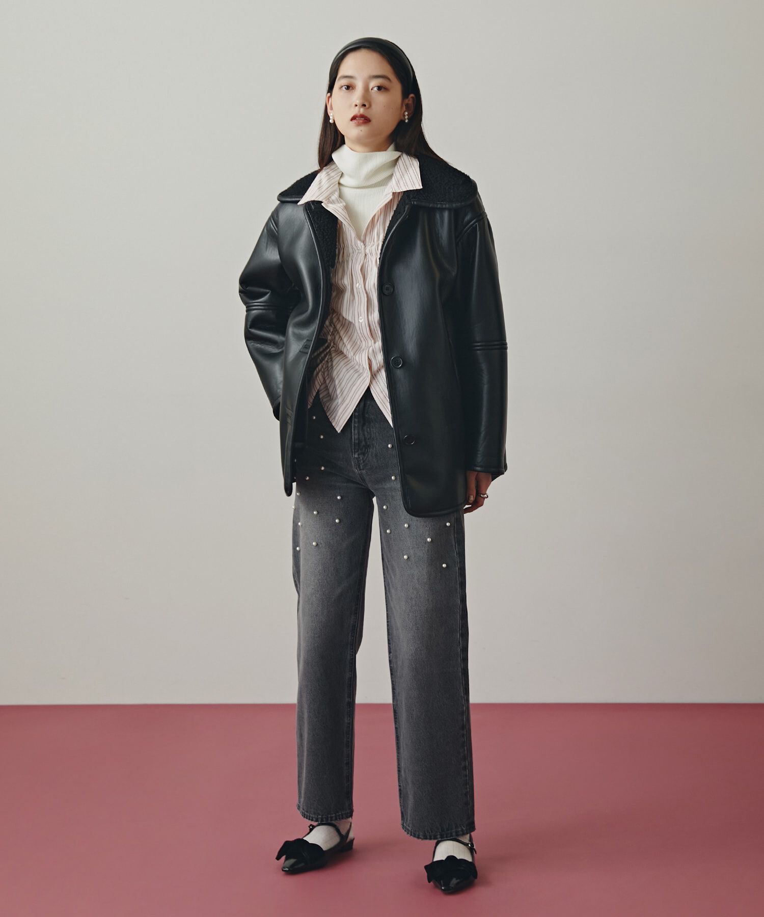  「シャーリングデザインシャツ」|シャツ・ブラウス|