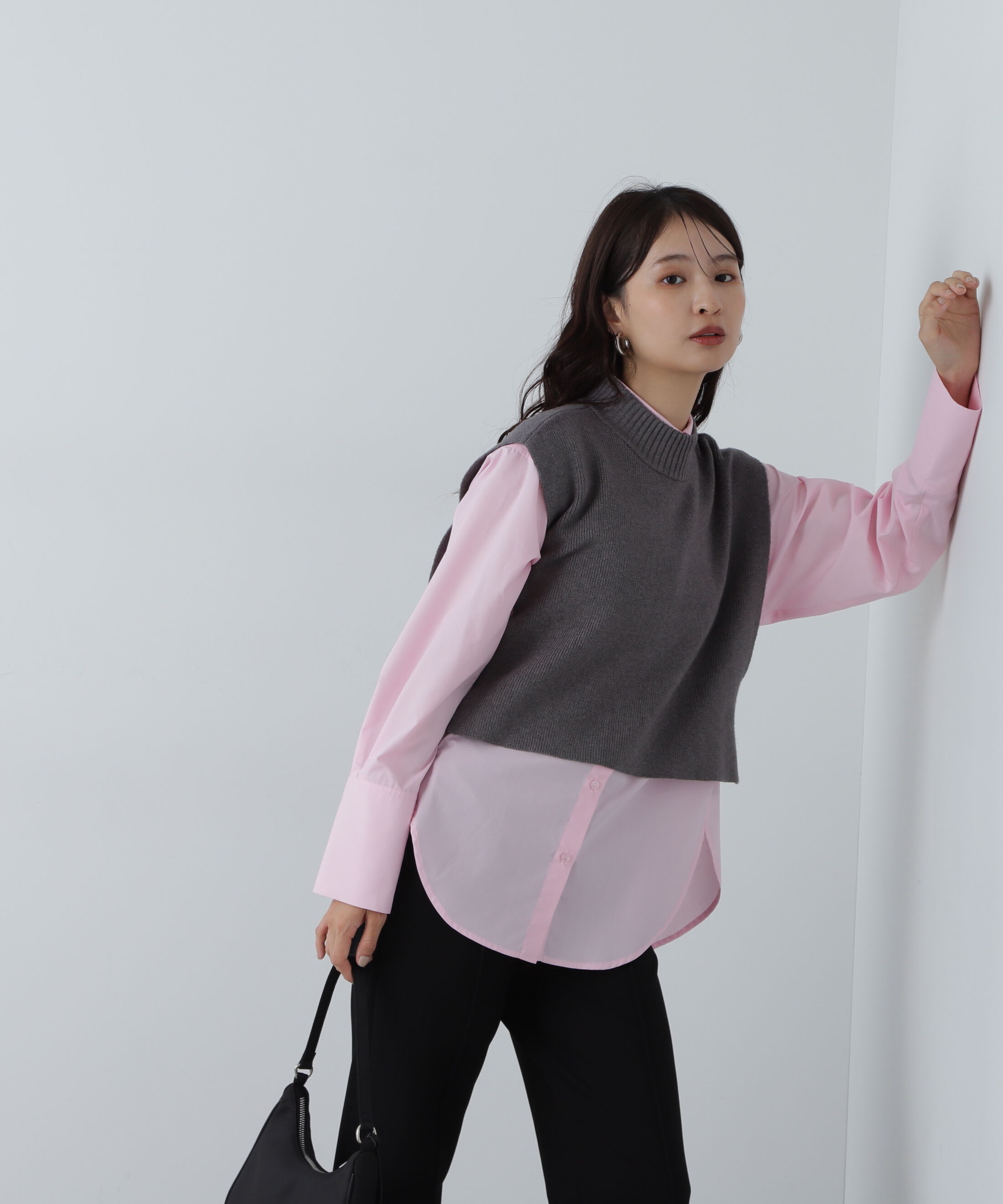  「ドロップショルダーベーシックシャツ」|シャツ・ブラウス|