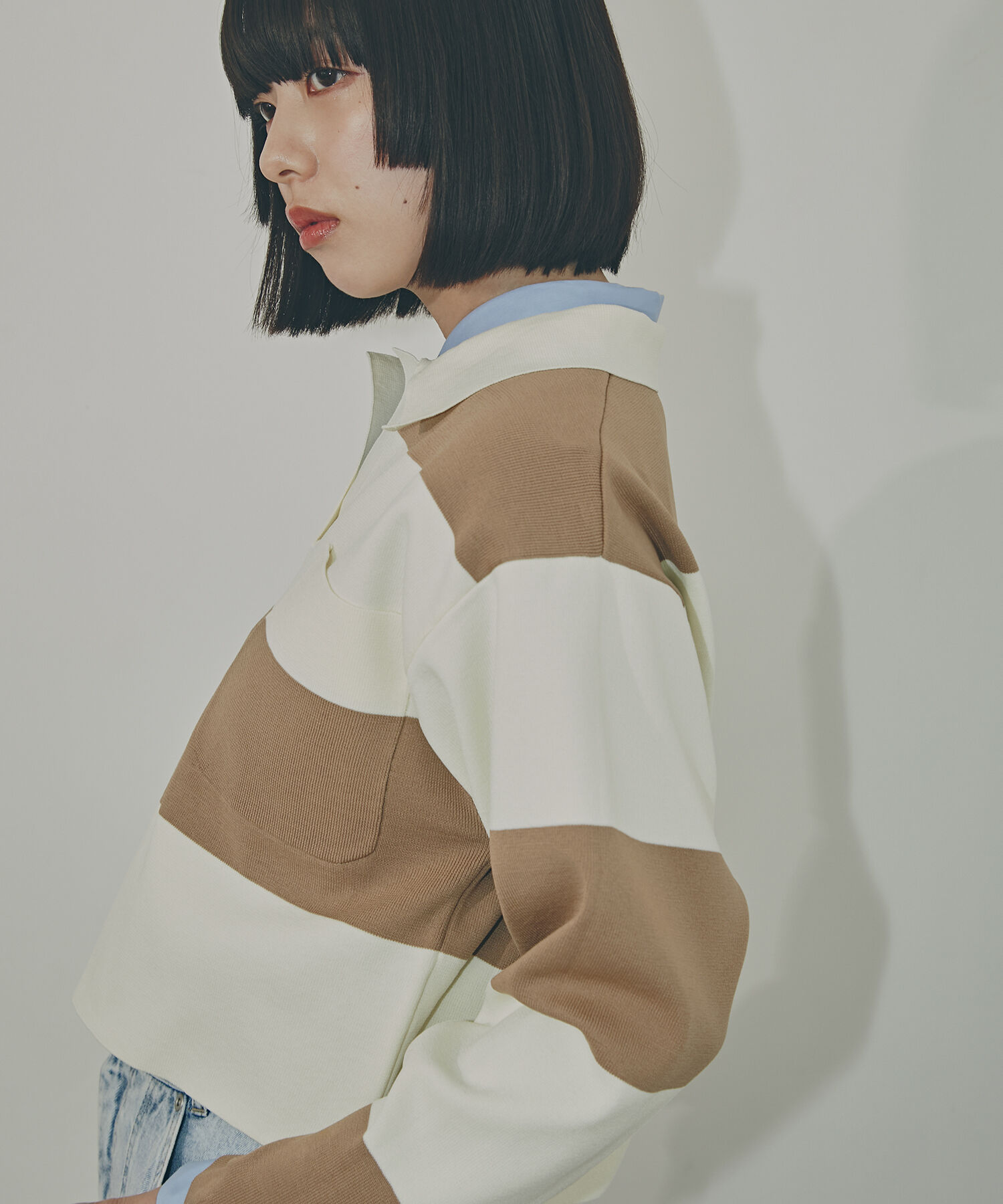  「ドロップショルダーベーシックシャツ」|シャツ・ブラウス|