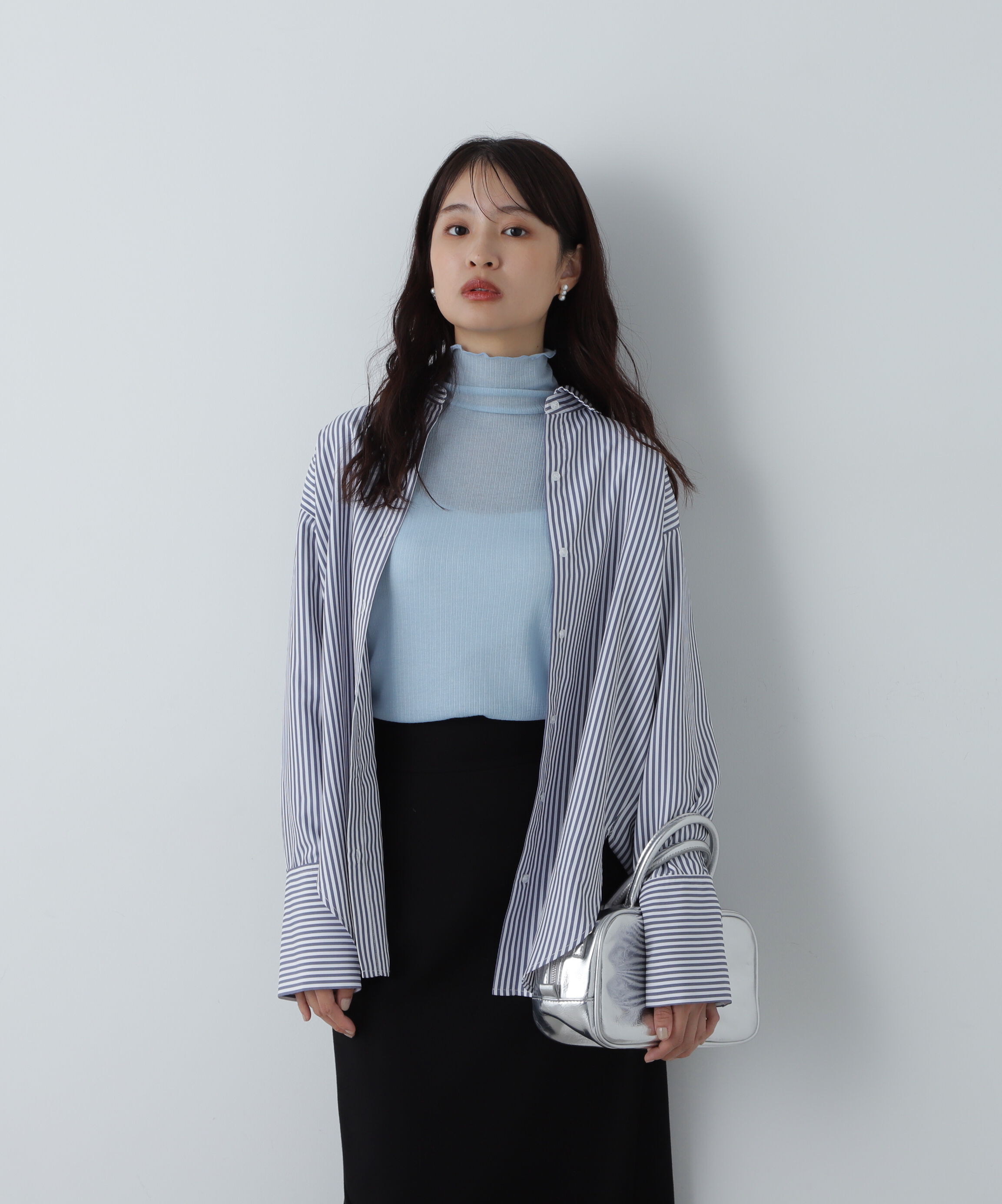  「ドロップショルダーベーシックシャツ」|シャツ・ブラウス|