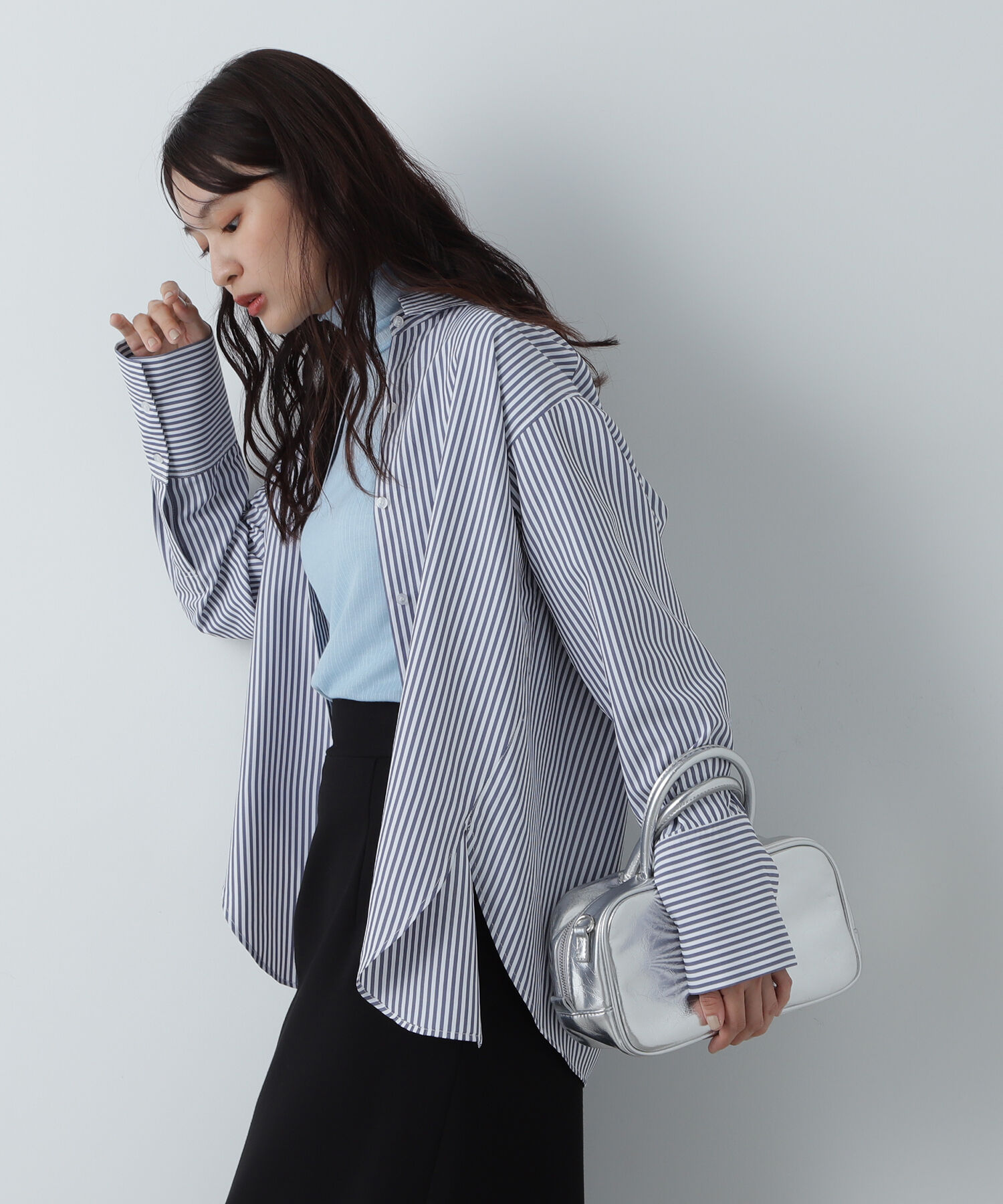  「ドロップショルダーベーシックシャツ」|シャツ・ブラウス|