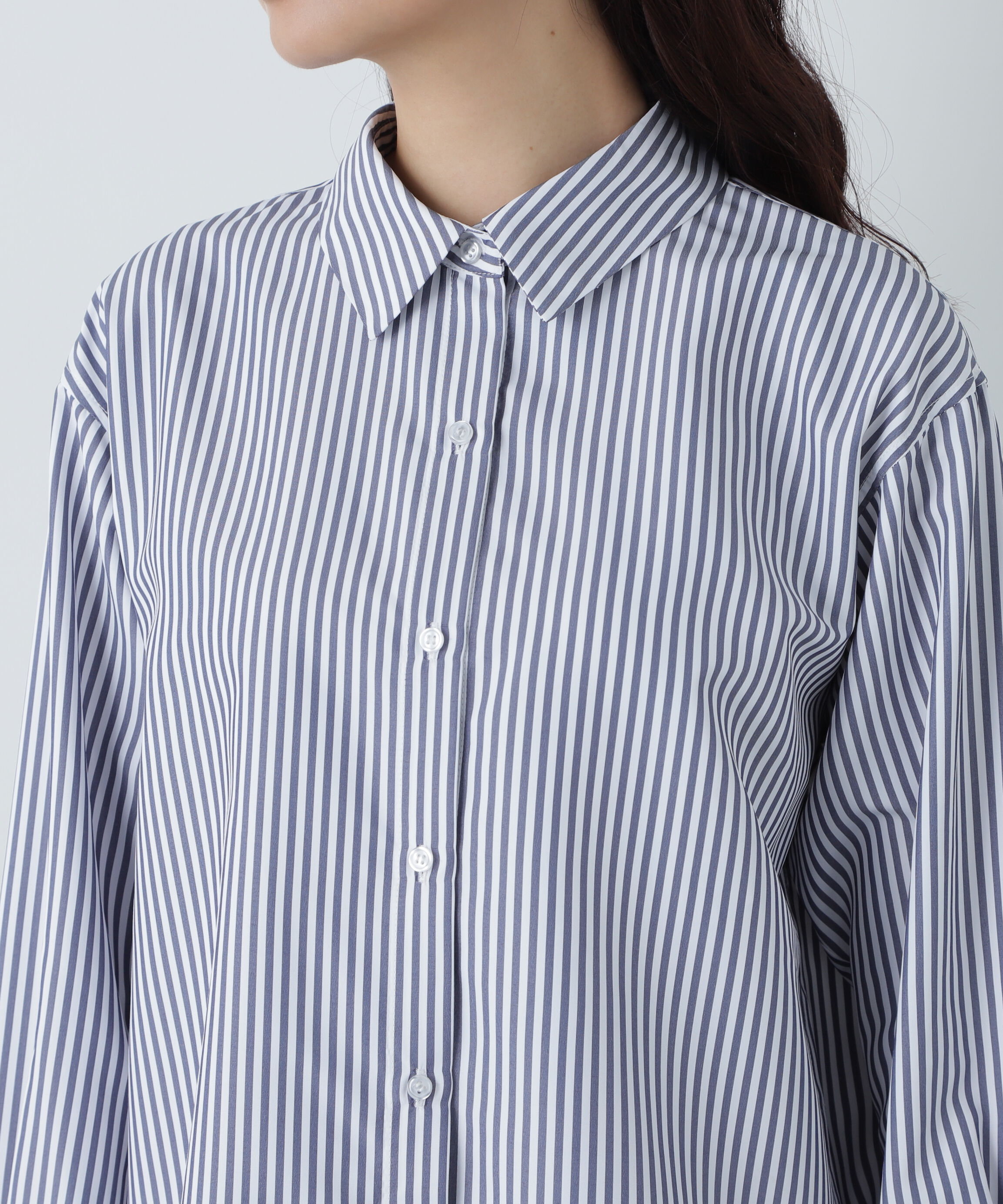  「ドロップショルダーベーシックシャツ」|シャツ・ブラウス|