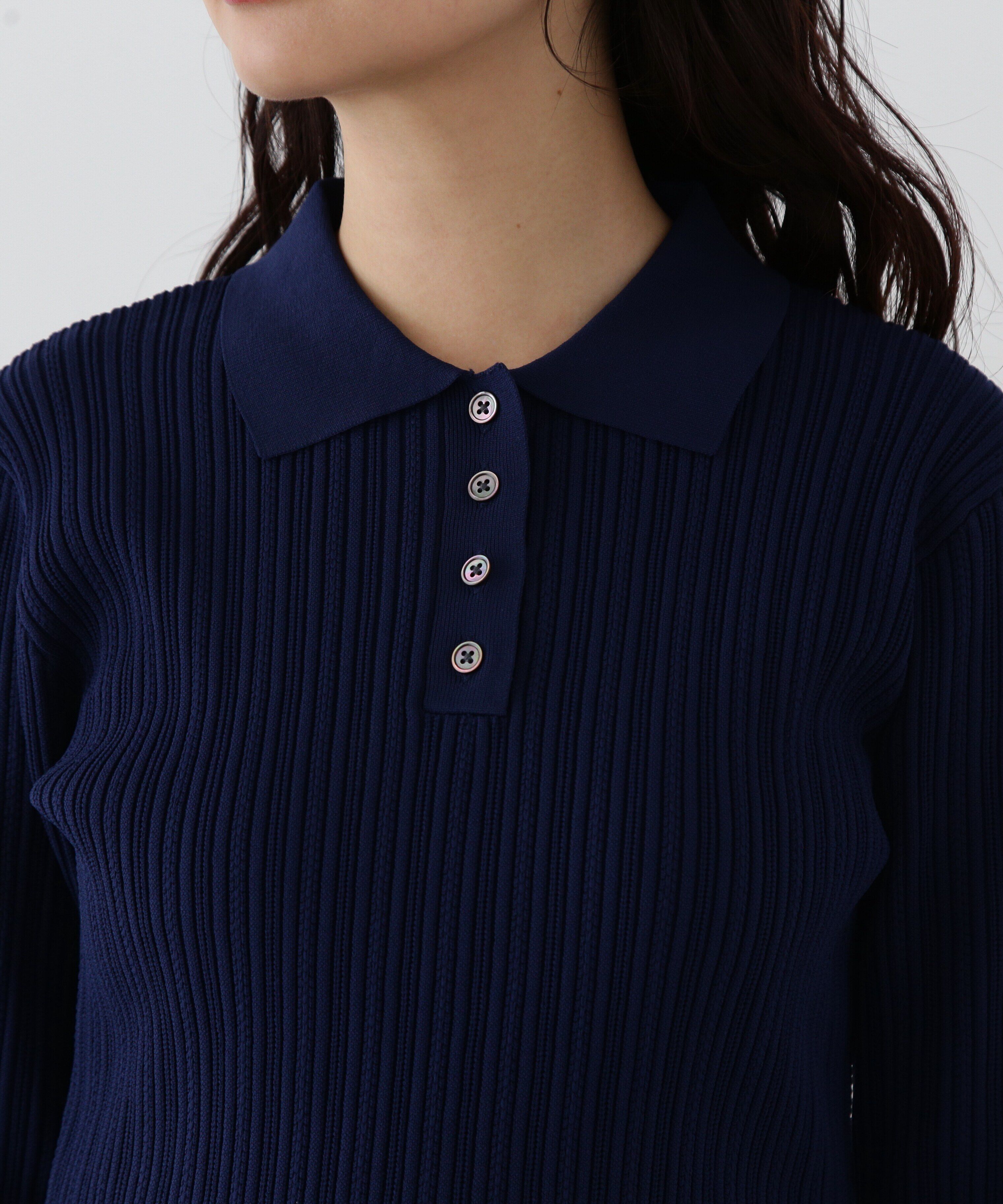  「フレアカフスポロミニワンピース」|ワンピース|